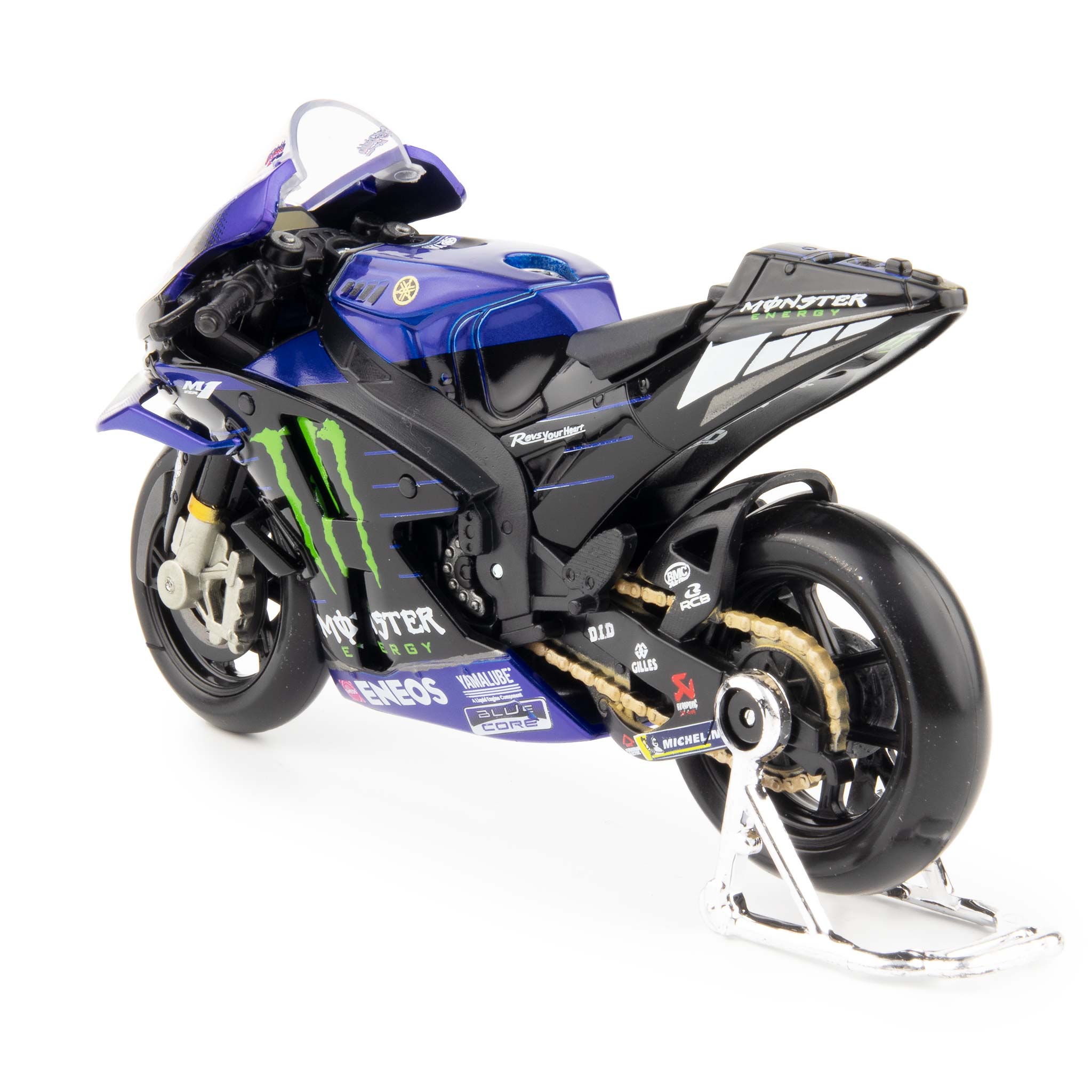 Yamaha YZR-M1 Monster #20 MotoGP 2021 Quartararo - 1:18 Scale Diecast Model Motorcycle-Maisto-Diecast Model Centre
