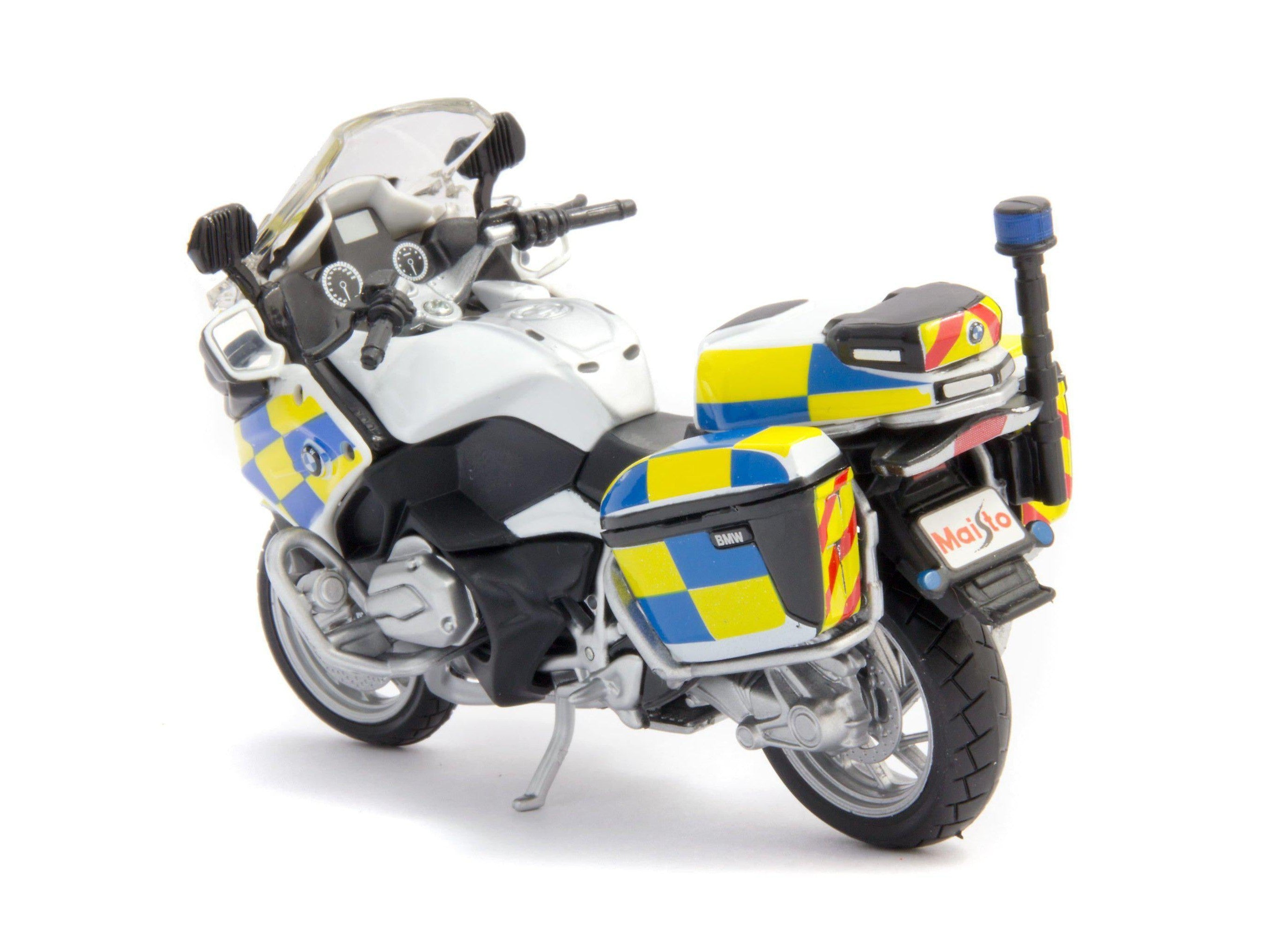 BMW R 1200 RT Diecast Model Motorcycle Police - 1:18 Scale-Maisto-Diecast Model Centre