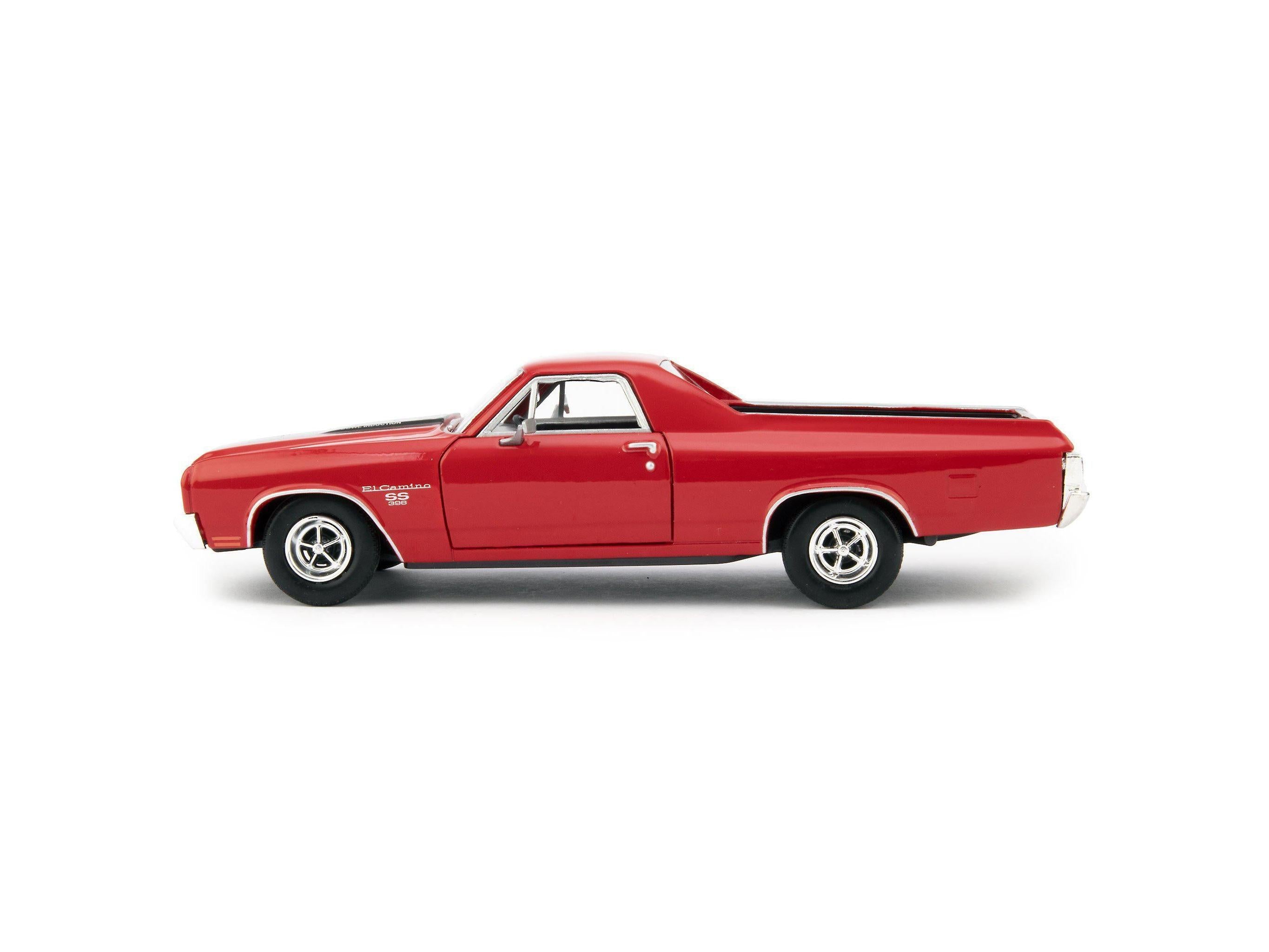 Chevrolet El Camino SS Diecast Model Pickup 1970 red - 1:24 Scale-Motormax-Diecast Model Centre