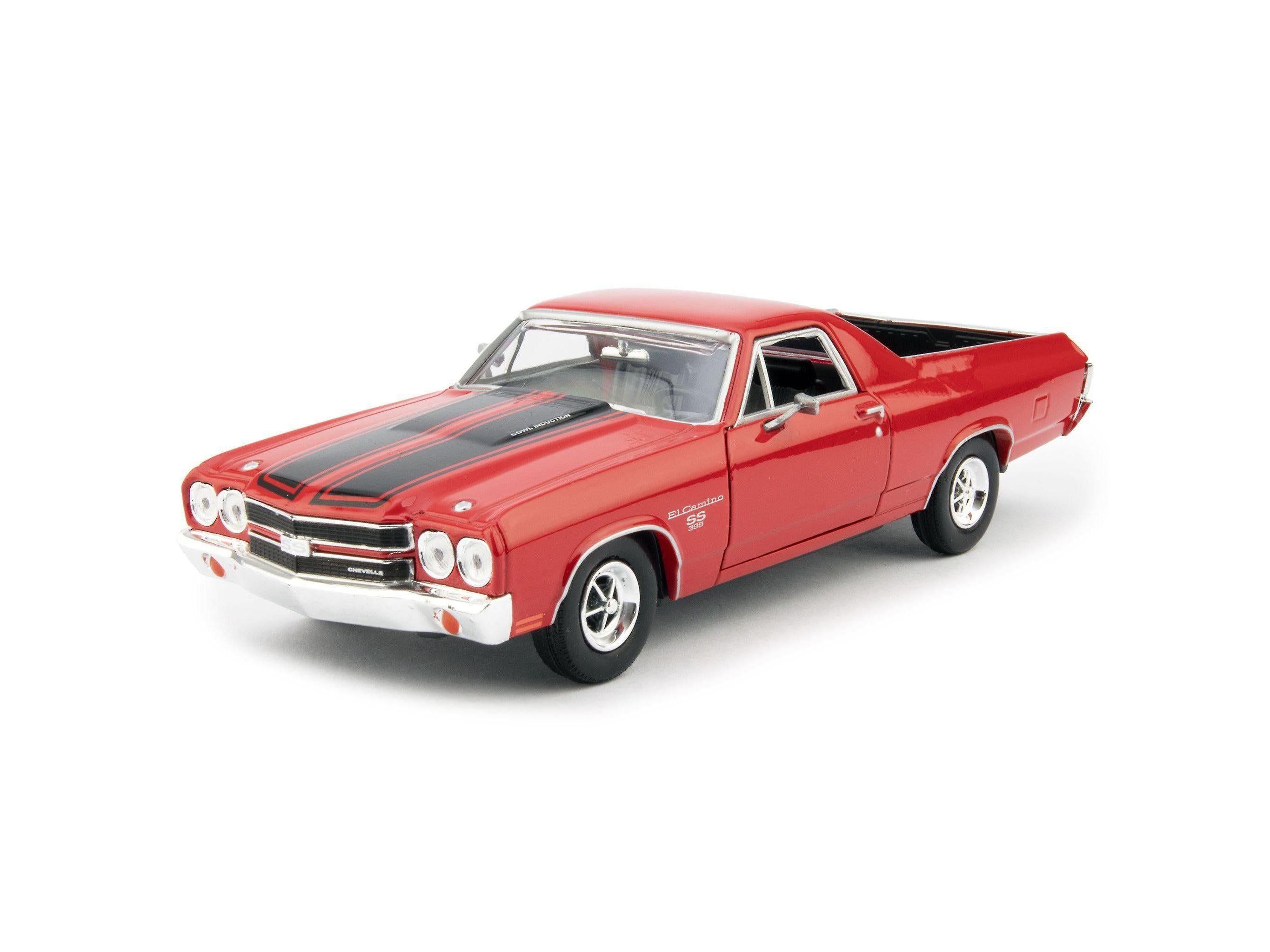 Chevrolet El Camino SS Diecast Model Pickup 1970 red - 1:24 Scale-Motormax-Diecast Model Centre