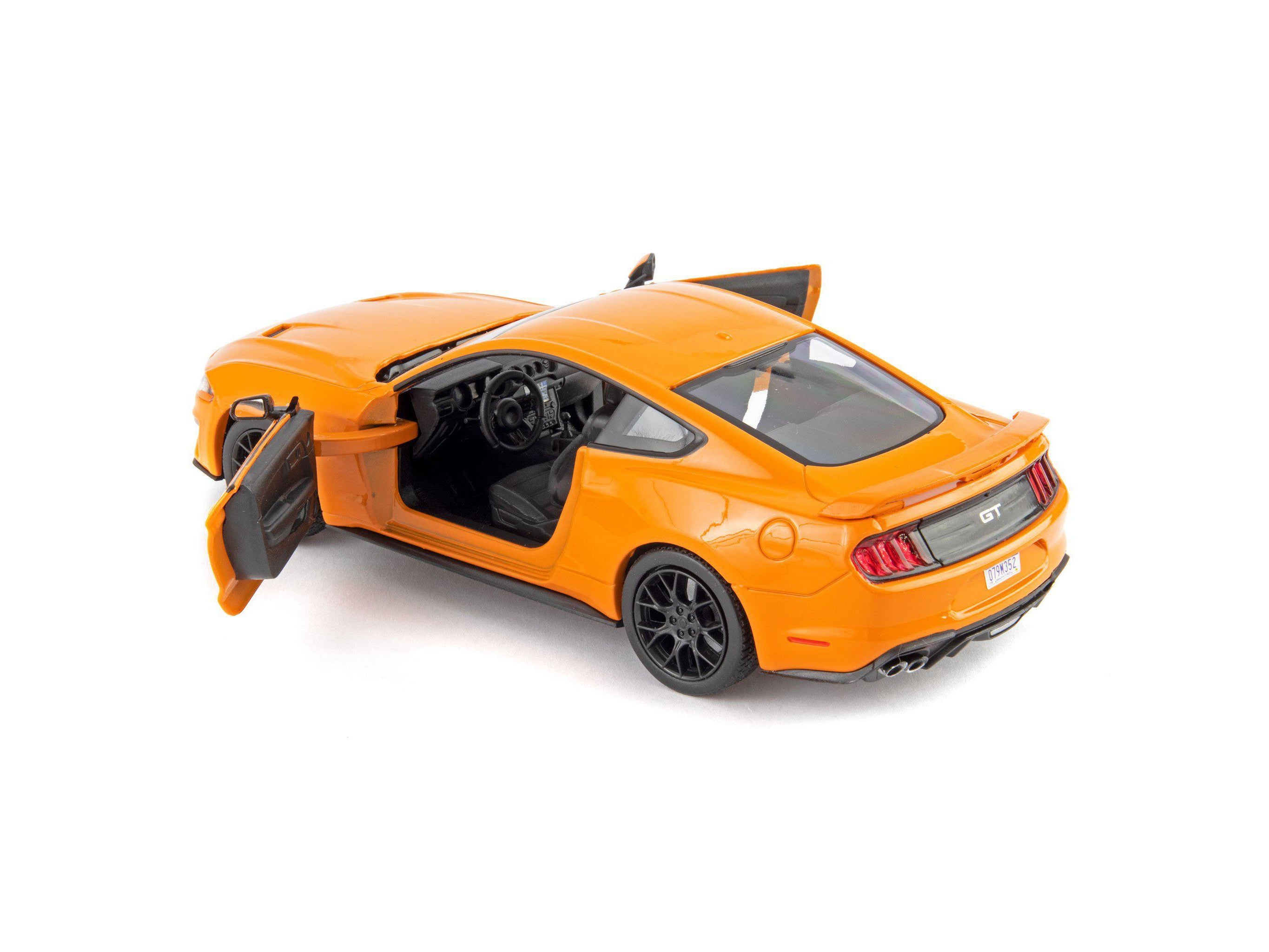 Ford Mustang GT Diecast Model Car 2018 orange - 1:24 Scale-Motormax-Diecast Model Centre
