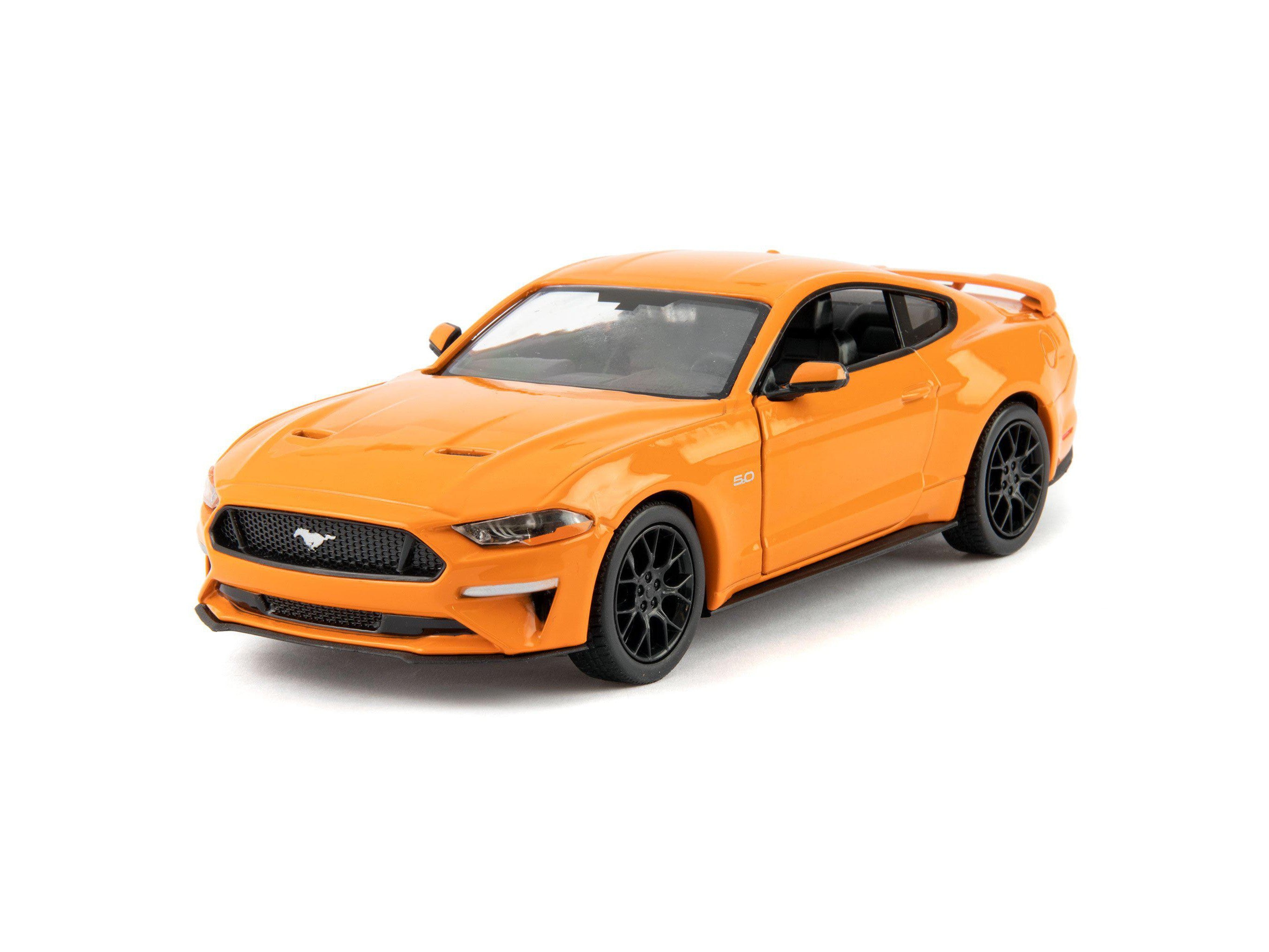 Ford Mustang GT Diecast Model Car 2018 orange - 1:24 Scale-Motormax-Diecast Model Centre