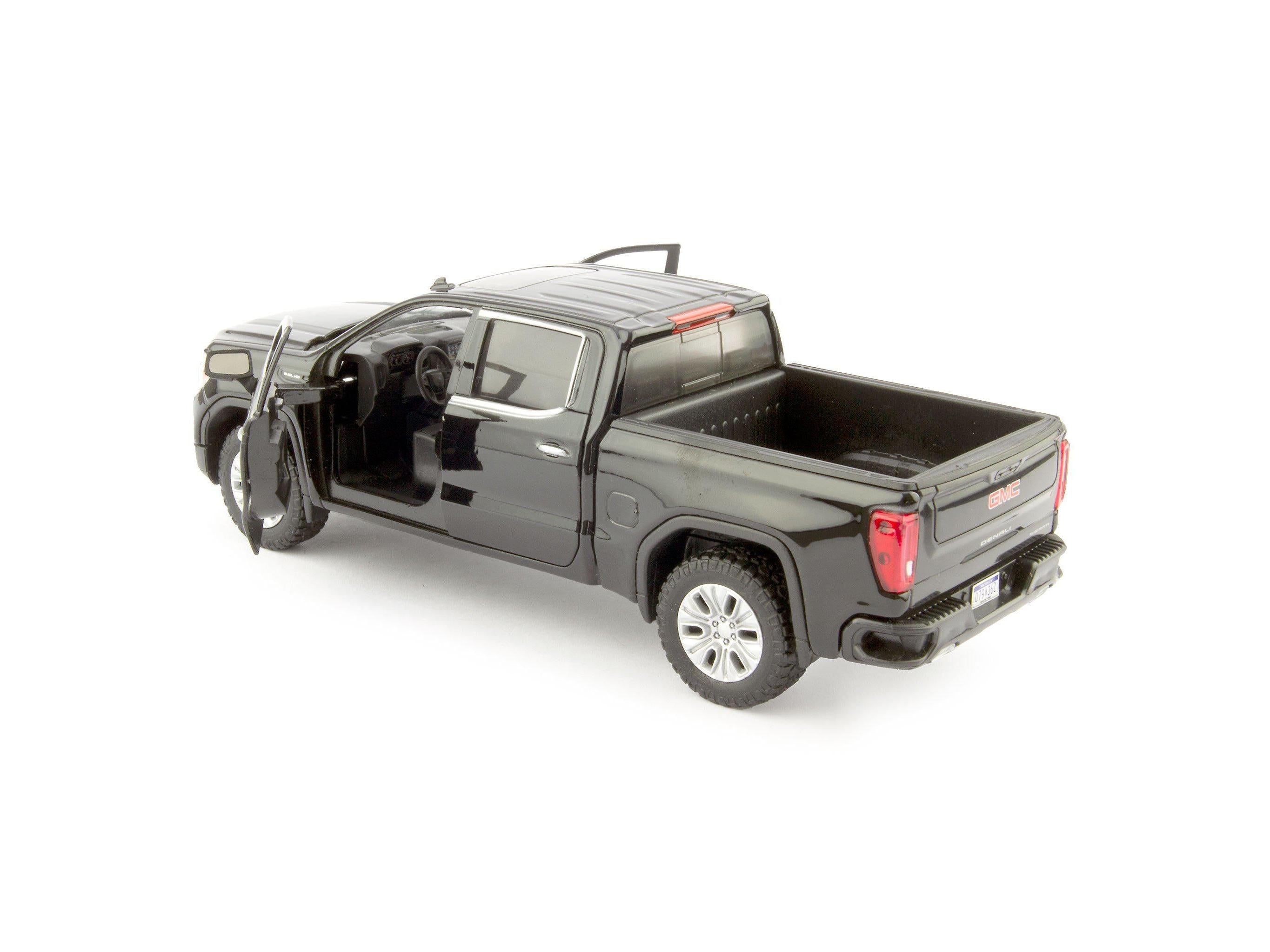 GMC Sierra 1500 Denali Diecast Toy Pickup Truck 2019 black - 1:27 Scale-Motormax-Diecast Model Centre