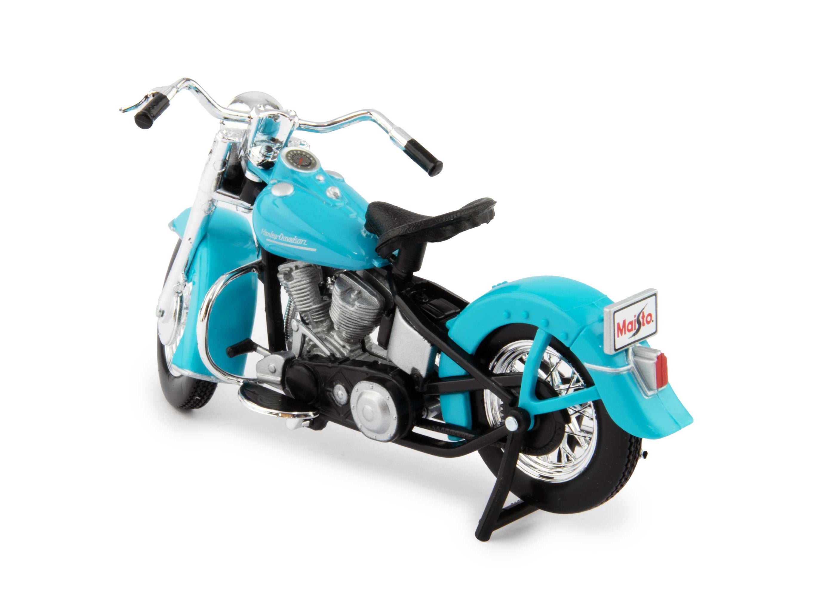 Harley-Davidson 74 FL Hydra Glide Diecast Model Motorcycle 1953 blue - 1:18 scale-Maisto-Diecast Model Centre