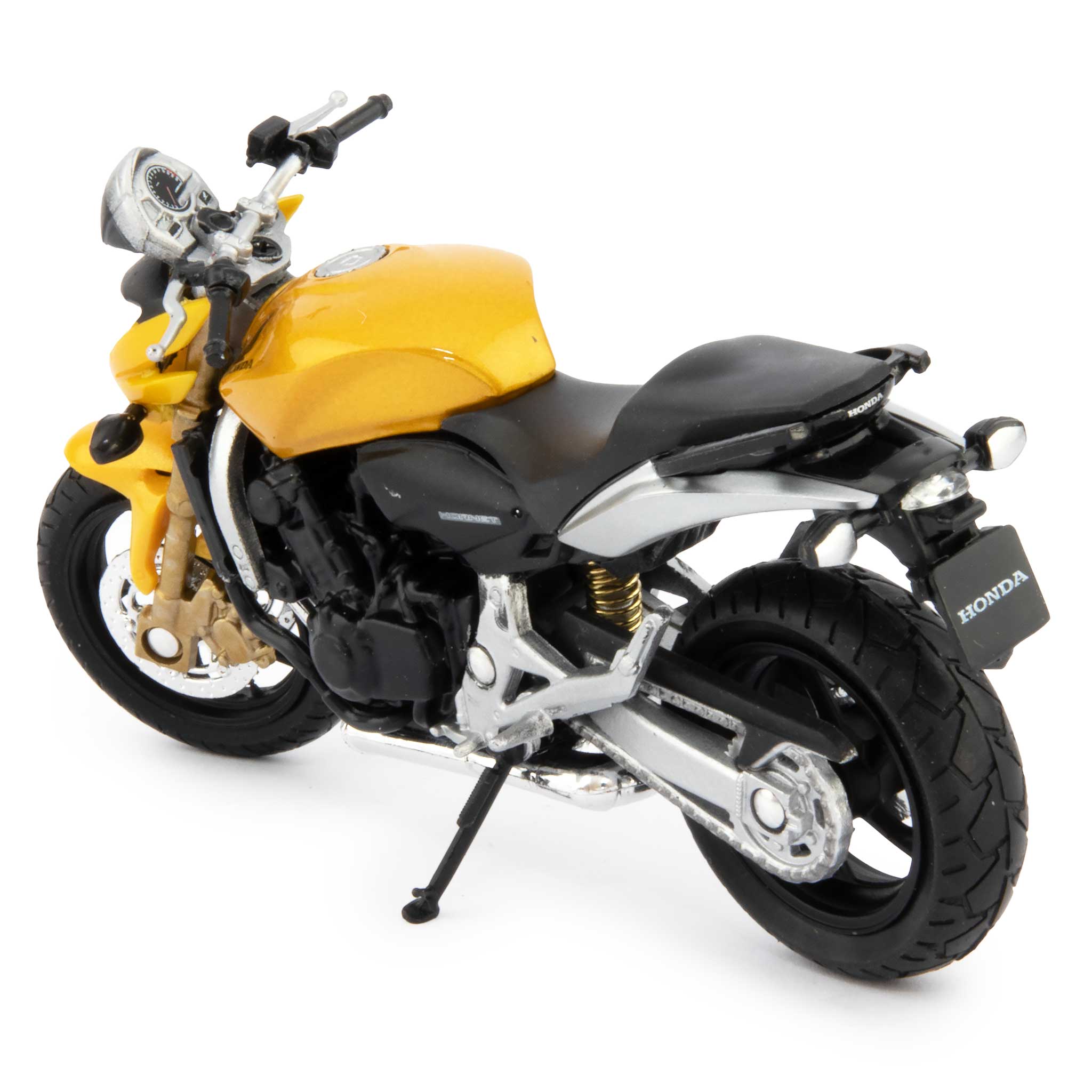 Honda Hornet Diecast Model Motorcycle yellow - 1:18 Scale-Welly-Diecast Model Centre