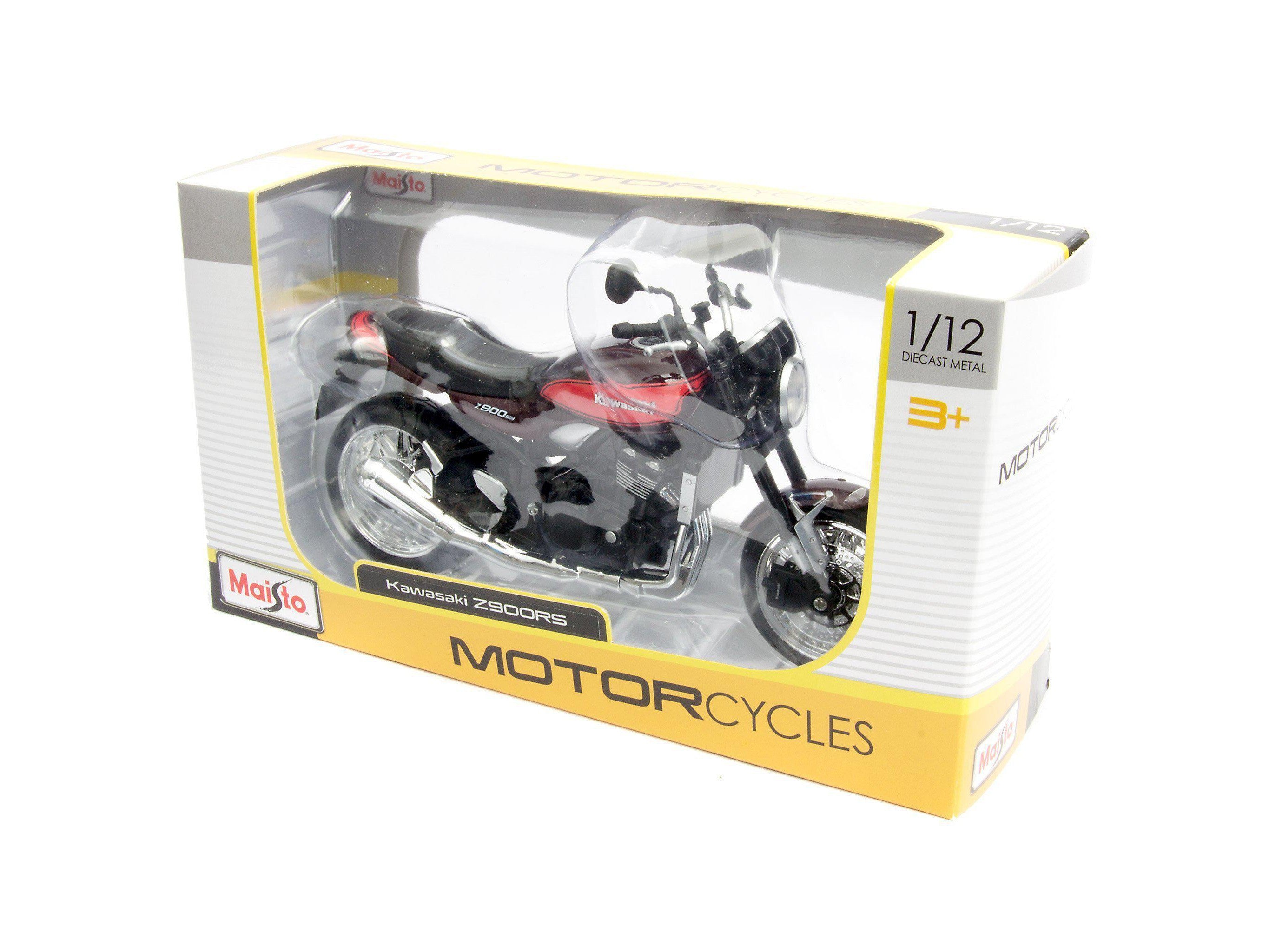 Kawasaki Z900RS Diecast Model Motorcycle 2019 black - 1:12 Scale-Maisto-Diecast Model Centre