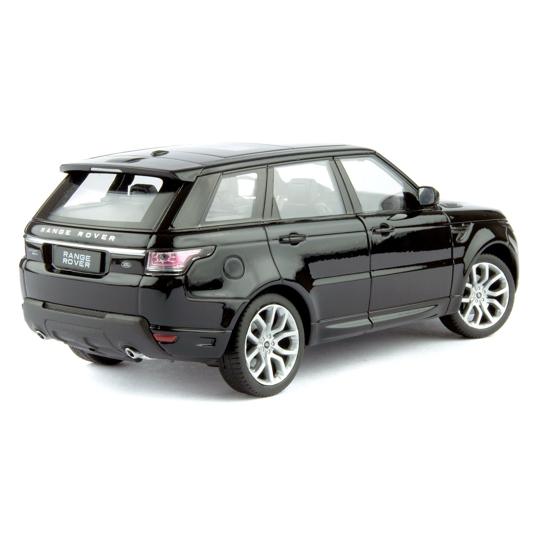 Range Rover Sport Diecast Model Car black - 1:24 Scale-Welly-Diecast Model Centre