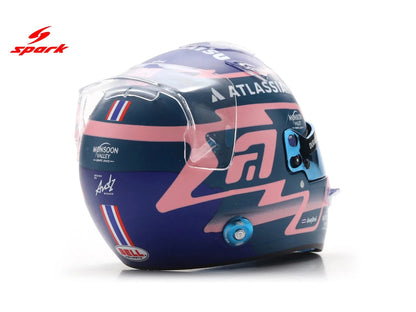 Casque Alexander Albon 2025 Williams Racing Réplique Spark à l'échelle 1/5