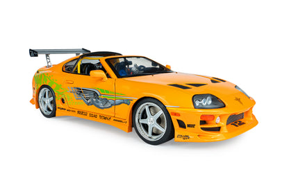 Toyota Supra Mk4 (A80) Fast and Furious 1 Brian Toit Ouvert 2001 1:18 Solido Modèle réduit