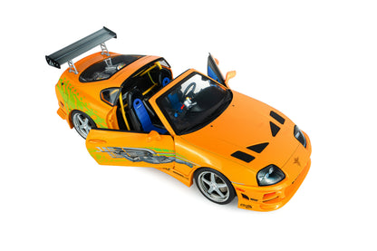Toyota Supra Mk4 (A80) Fast and Furious 1 Brian Toit Ouvert 2001 1:18 Solido Modèle réduit