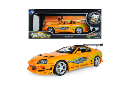 Toyota Supra Mk4 (A80) Fast and Furious 1 Brian Toit Ouvert 2001 1:18 Solido Modèle réduit