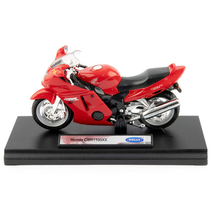 Honda CBR1100XX red - 1:18 Scale Diecast Model Motorcycle-Welly-Diecast Model Centre