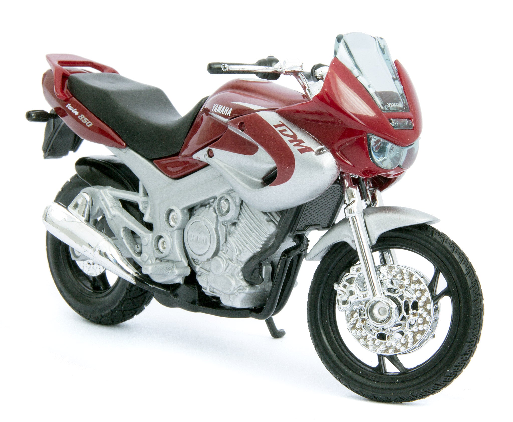 Yamaha TDM850 2001 red/silver - 1:18 Scale Diecast Model Motorcycle-Welly-Diecast Model Centre