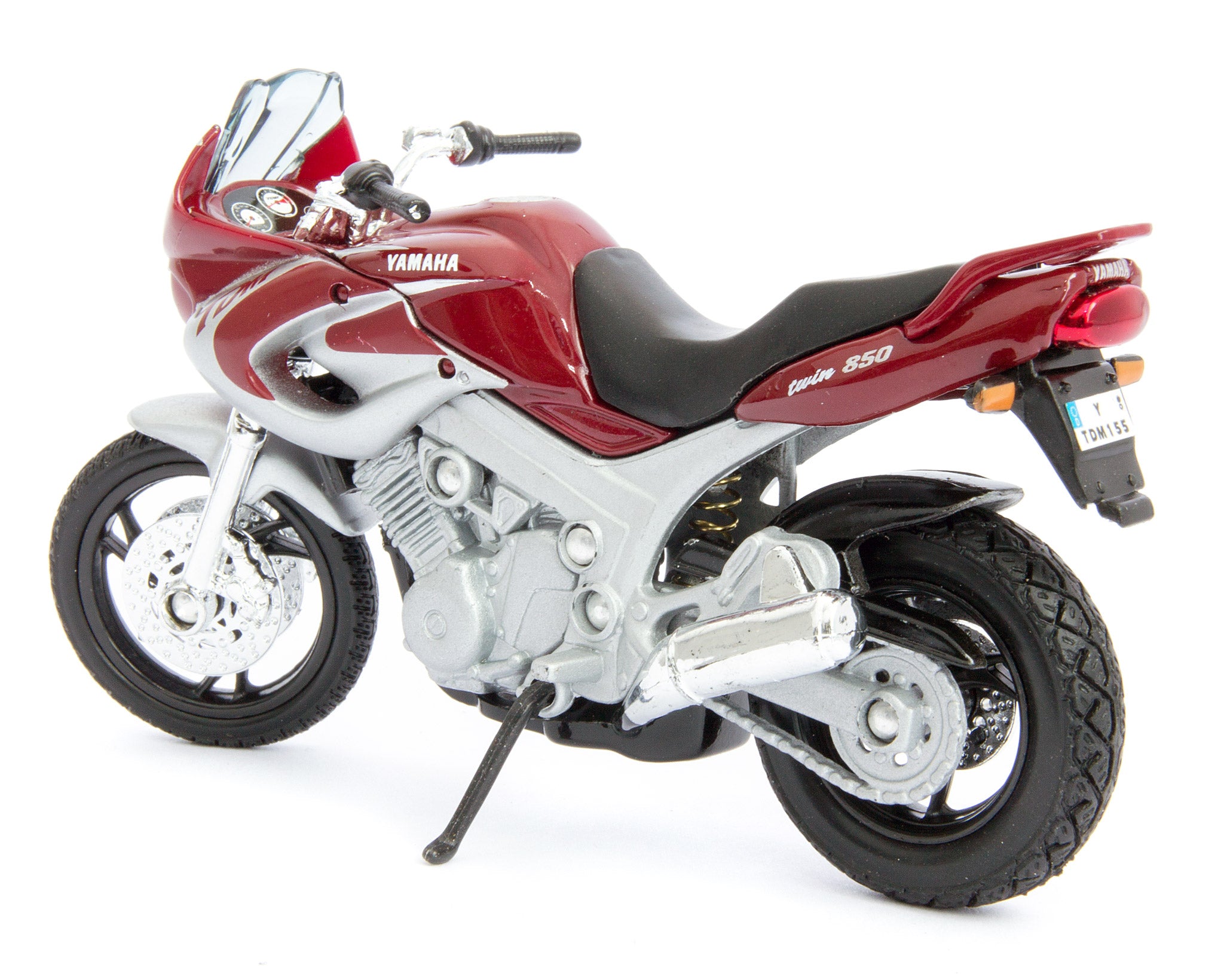 Yamaha TDM850 2001 red/silver - 1:18 Scale Diecast Model Motorcycle-Welly-Diecast Model Centre