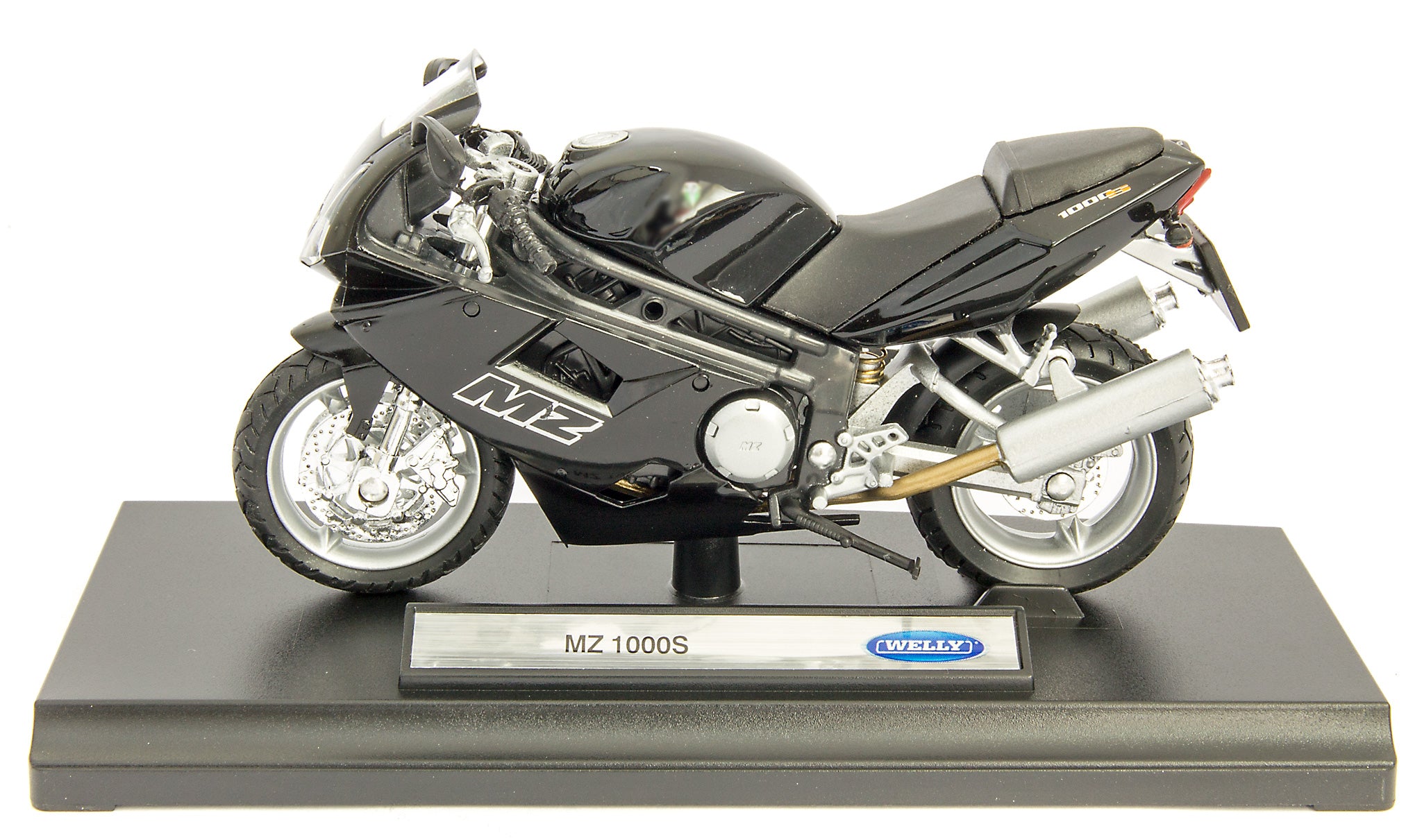 MZ 1000S black - 1:18 Scale Diecast Model Motorcycle-Welly-Diecast Model Centre