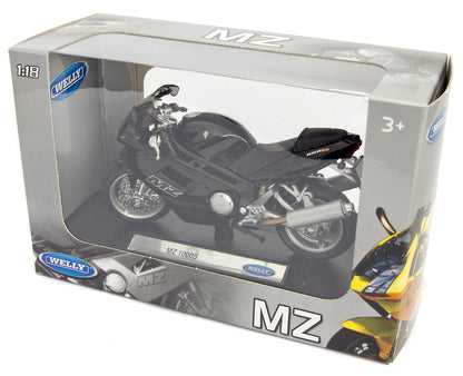 MZ 1000S black - 1:18 Scale Diecast Model Motorcycle-Welly-Diecast Model Centre