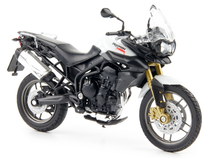 Triumph Tiger 800 ABS white - 1:18 Scale