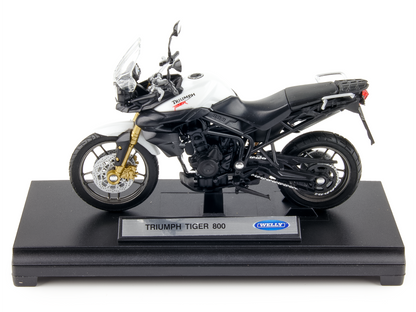 Triumph Tiger 800 ABS white - 1:18 Scale