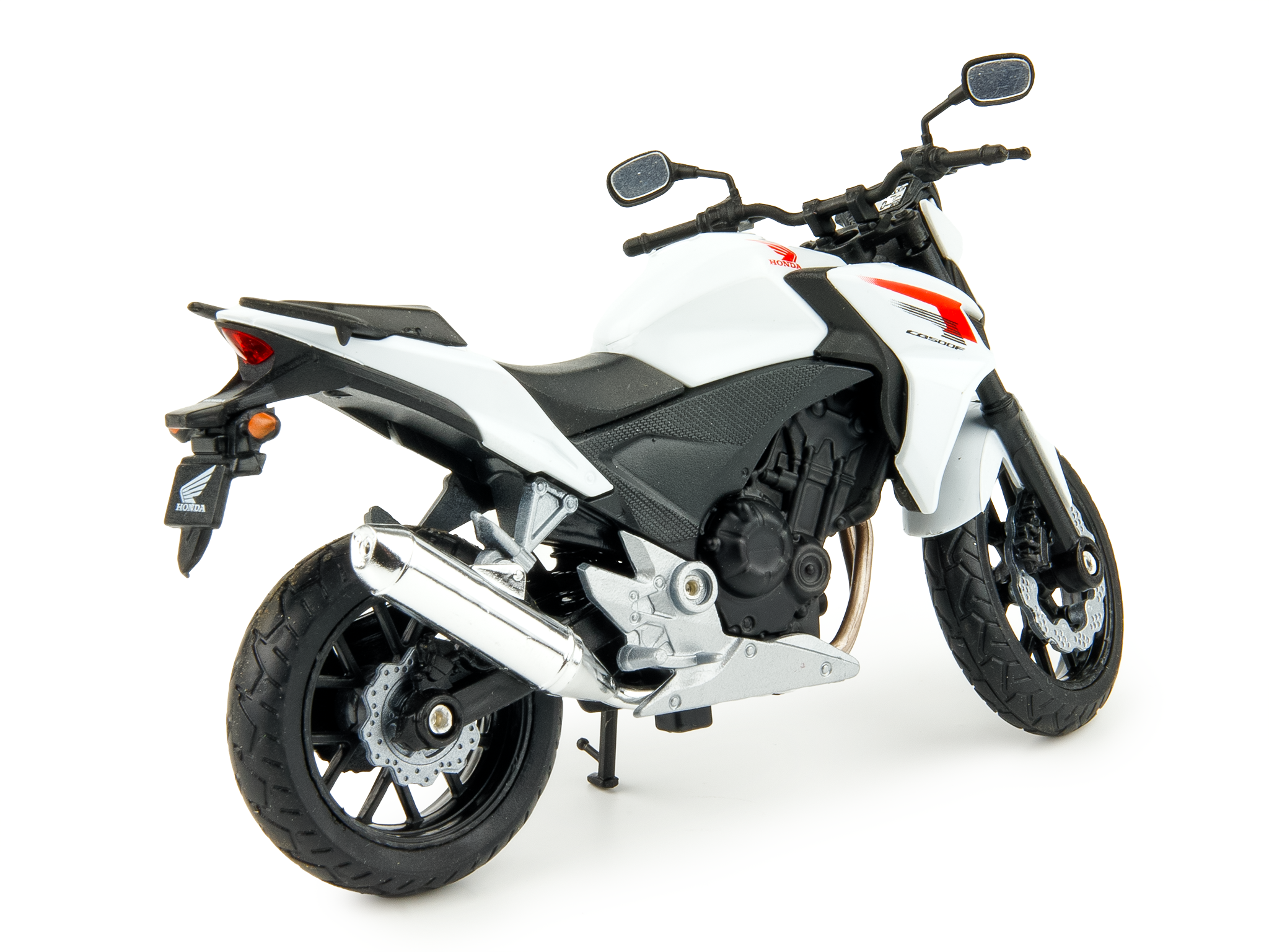 Honda CB500F white - 1:18 Scale Diecast Model Motorcycle
