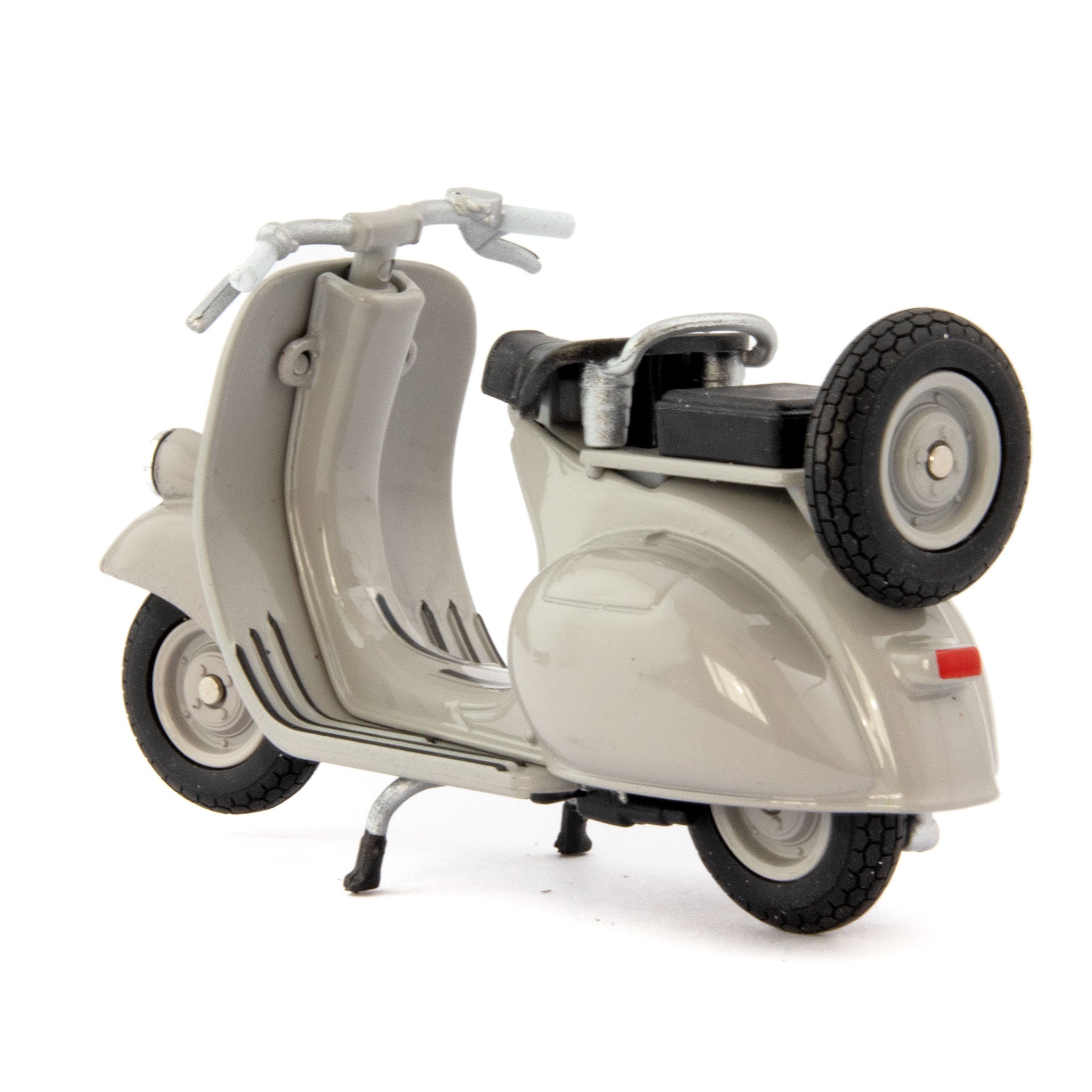 Vespa 124CC 1953 grey - 1:18 Scale Diecast Model Scooter-Welly-Diecast Model Centre