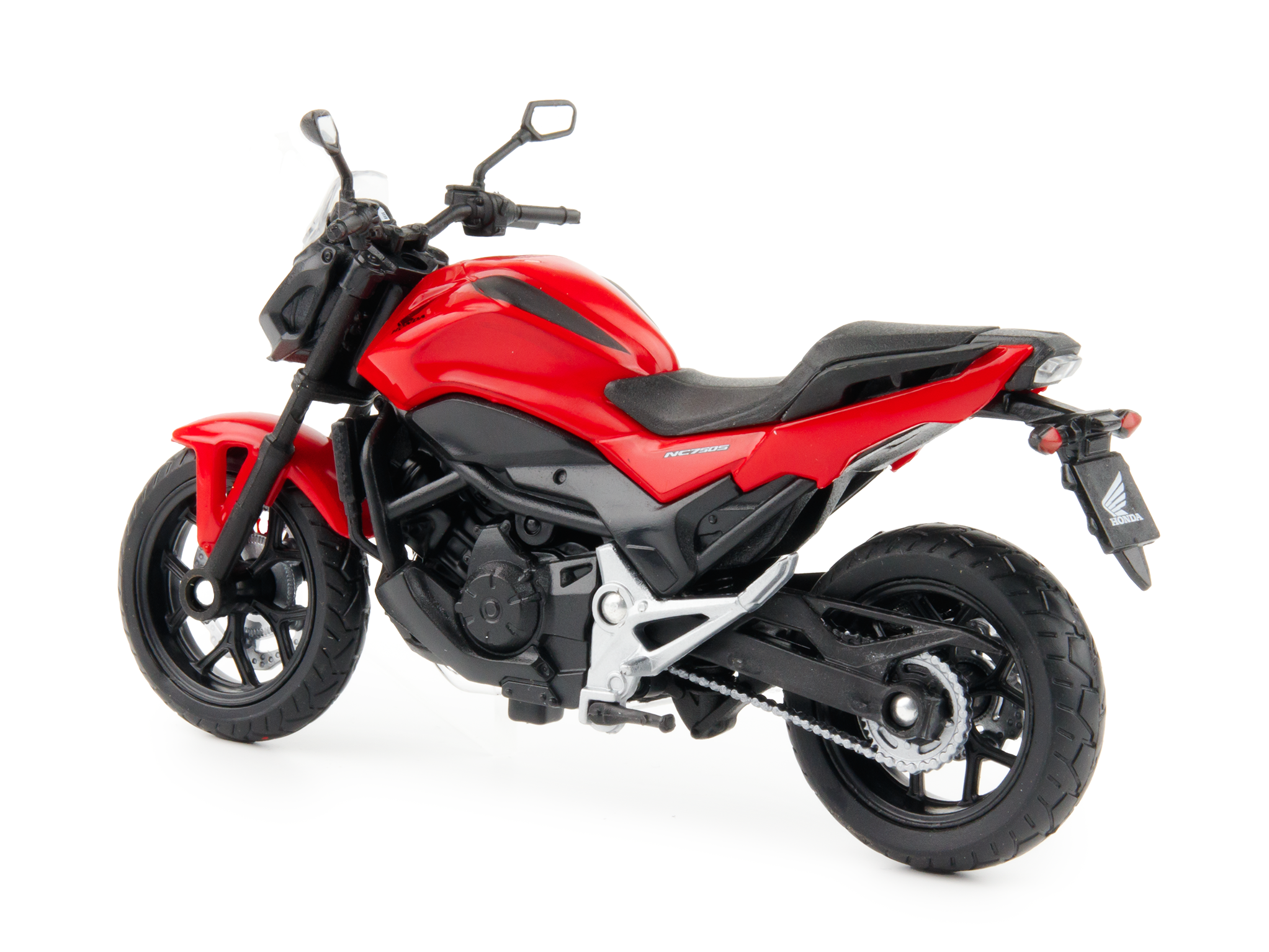 Honda NC750S 2018 red - 1:18 Scale Diecast Model Motorcycle