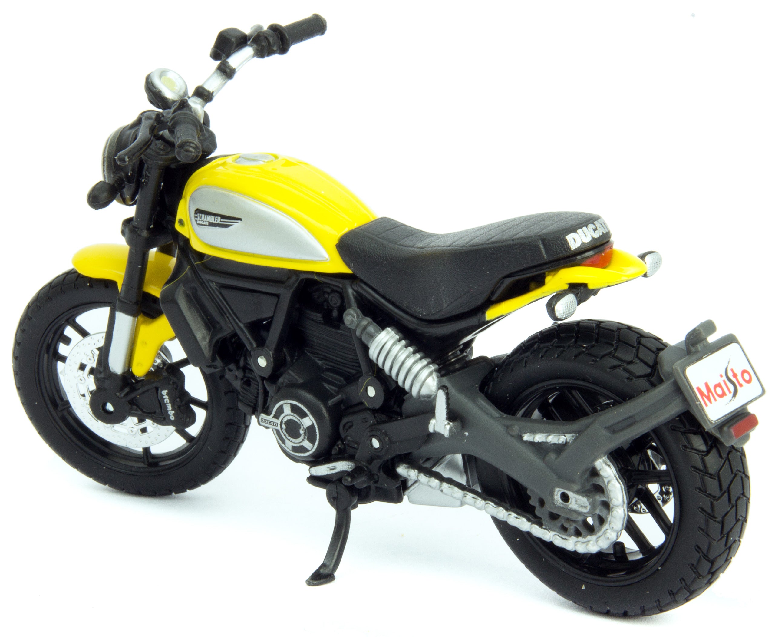 Ducati Scrambler Yellow 1:18 Scale Maisto Diecast Model