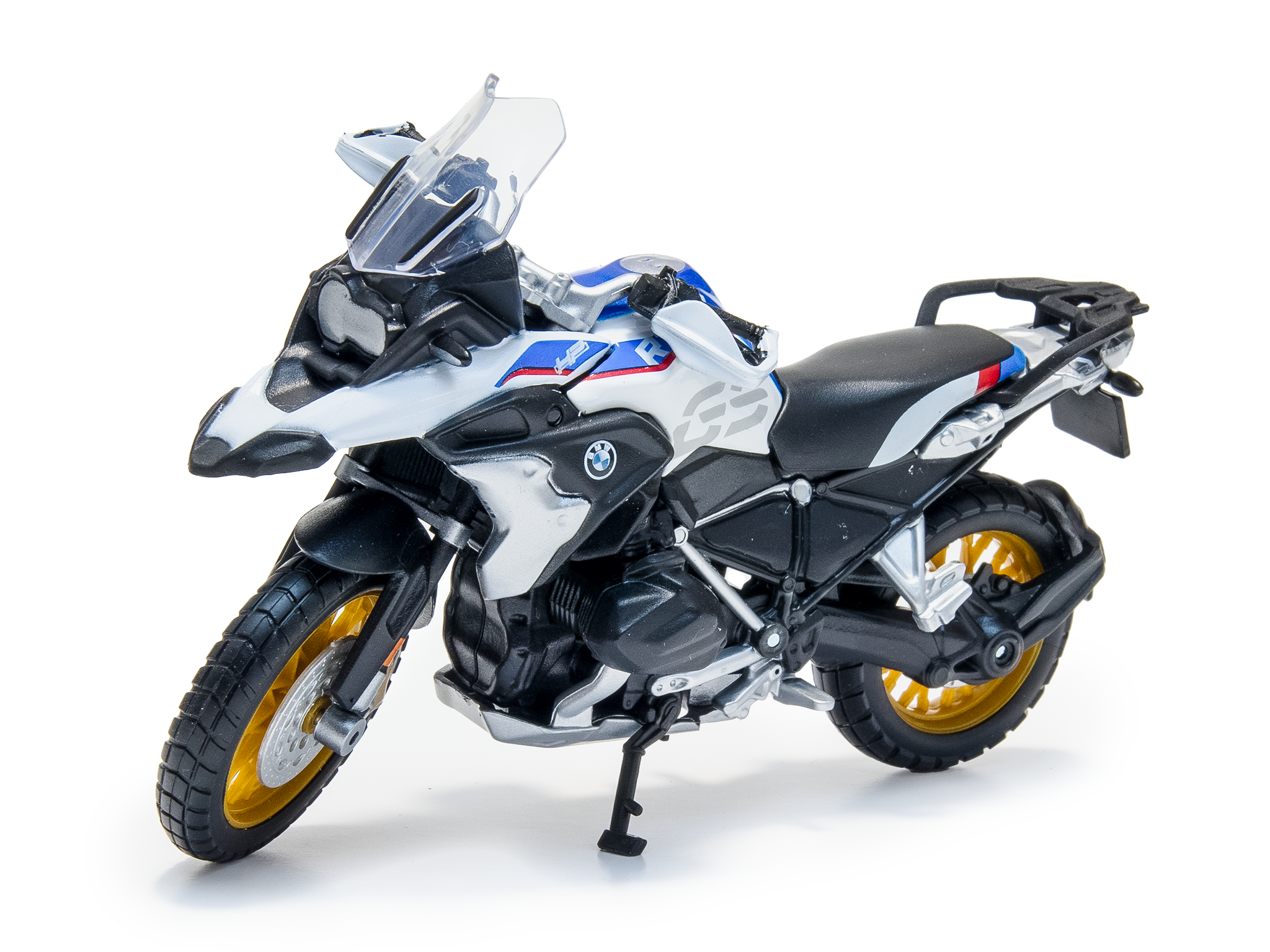 BMW R 1250 GS 2020 white - 1:18 Scale Diecast Model Motorcycle