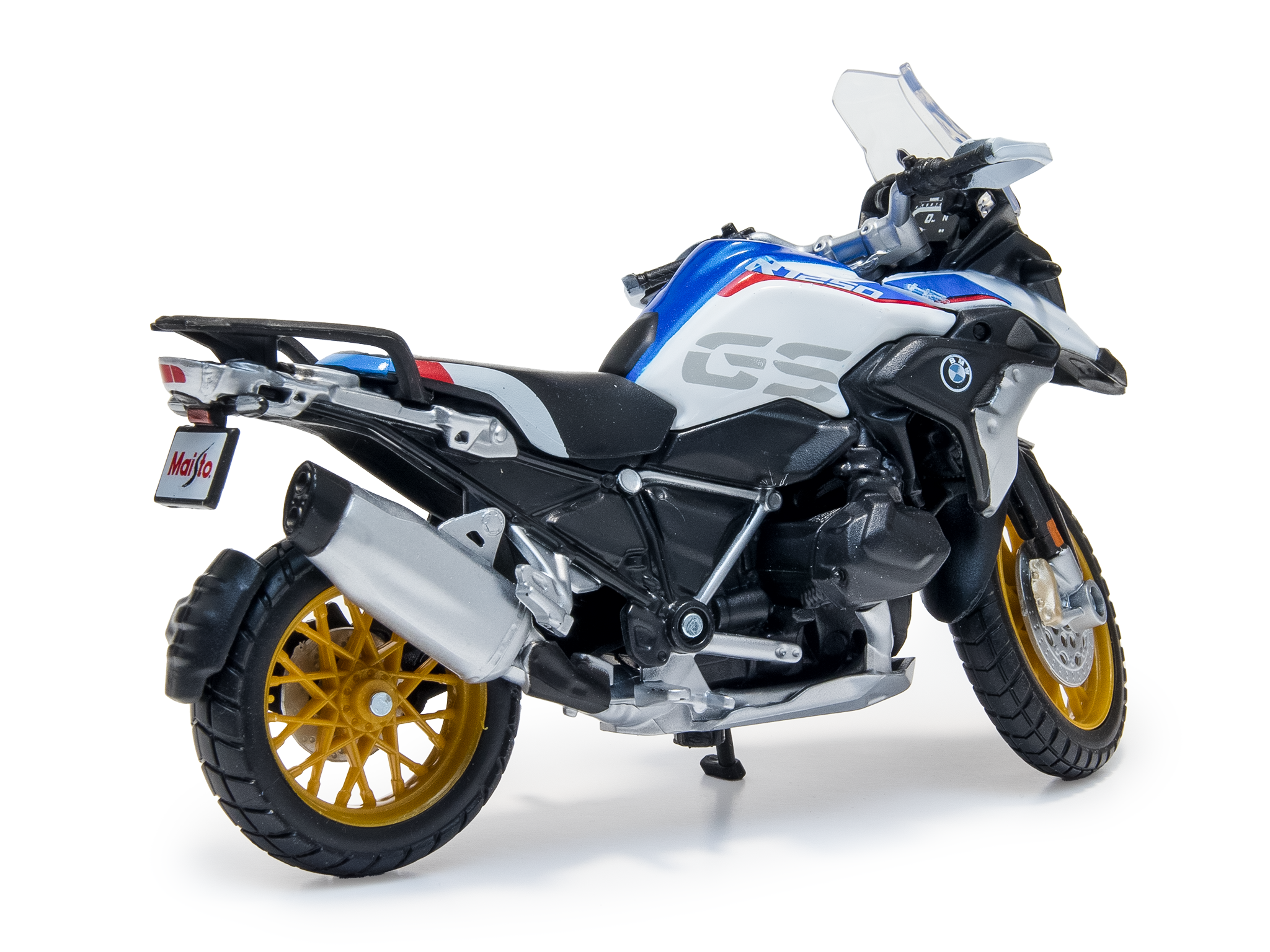 BMW R 1250 GS 2020 white - 1:18 Scale Diecast Model Motorcycle