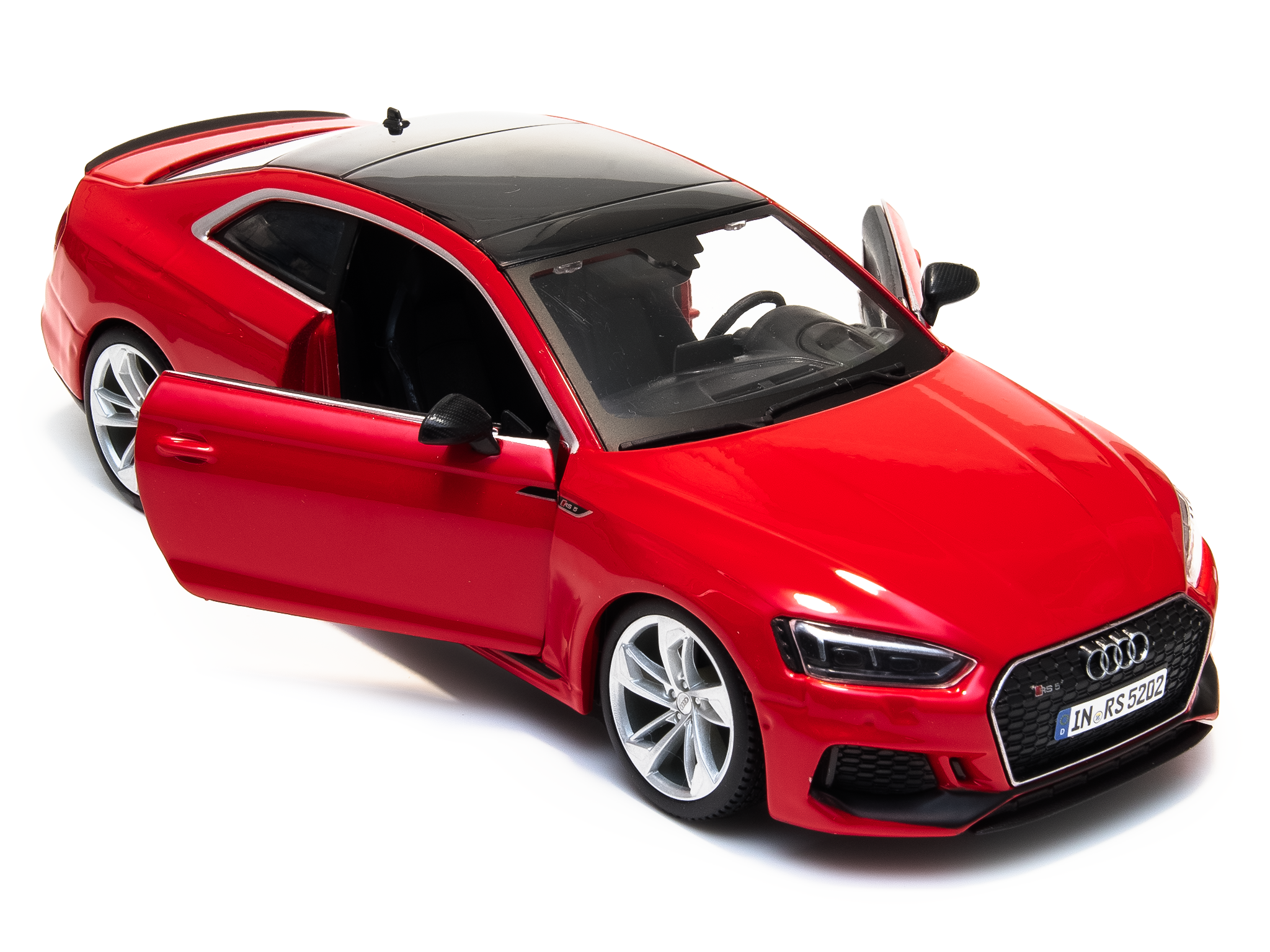 Audi RS 5 Coupe 2019 red - 1:24 Scale Diecast Model Car