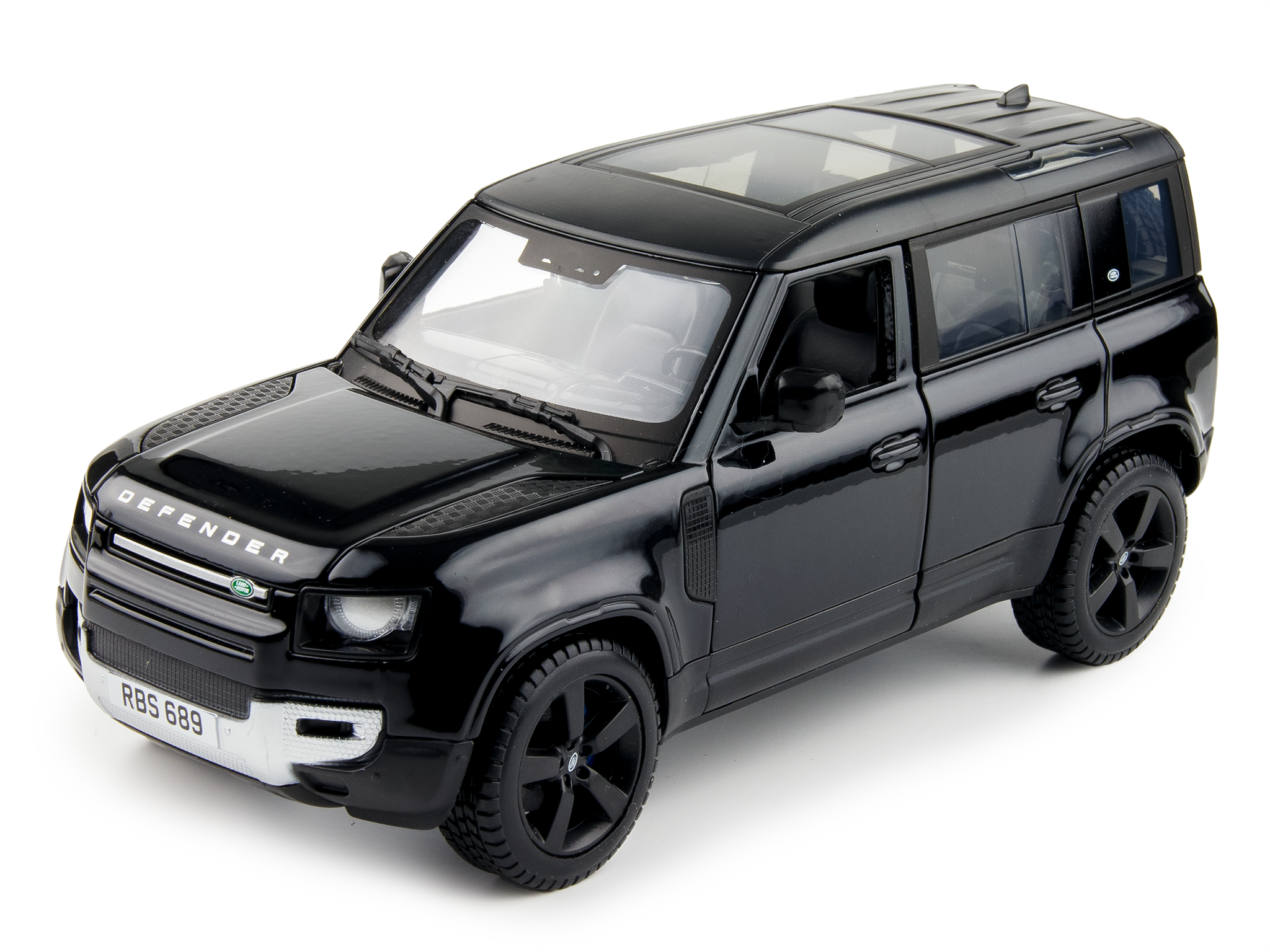 Land Rover Defender 110 black - 1:24 Scale