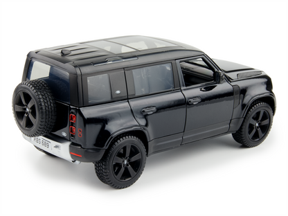 Land Rover Defender 110 black - 1:24 Scale Model Car