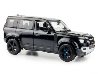 Land Rover Defender 110 black - 1:24 Scale Model Car