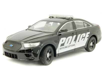 Ford Interceptor Police Black Car 1:24 Scale Welly Diecast Model