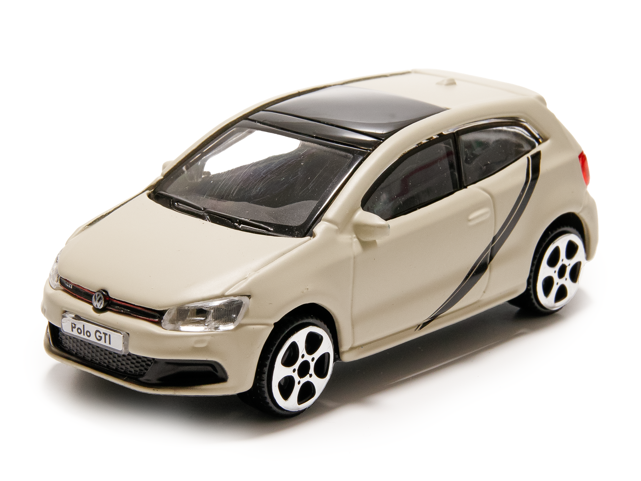 Volkswagen Polo Mk5 GTi cream - 1:43 Scale Diecast Toy Car