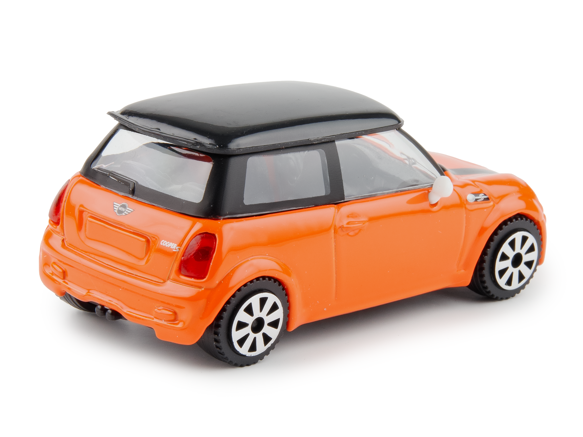 MINI Cooper S orange/black - 1:43 Scale Diecast Toy Car