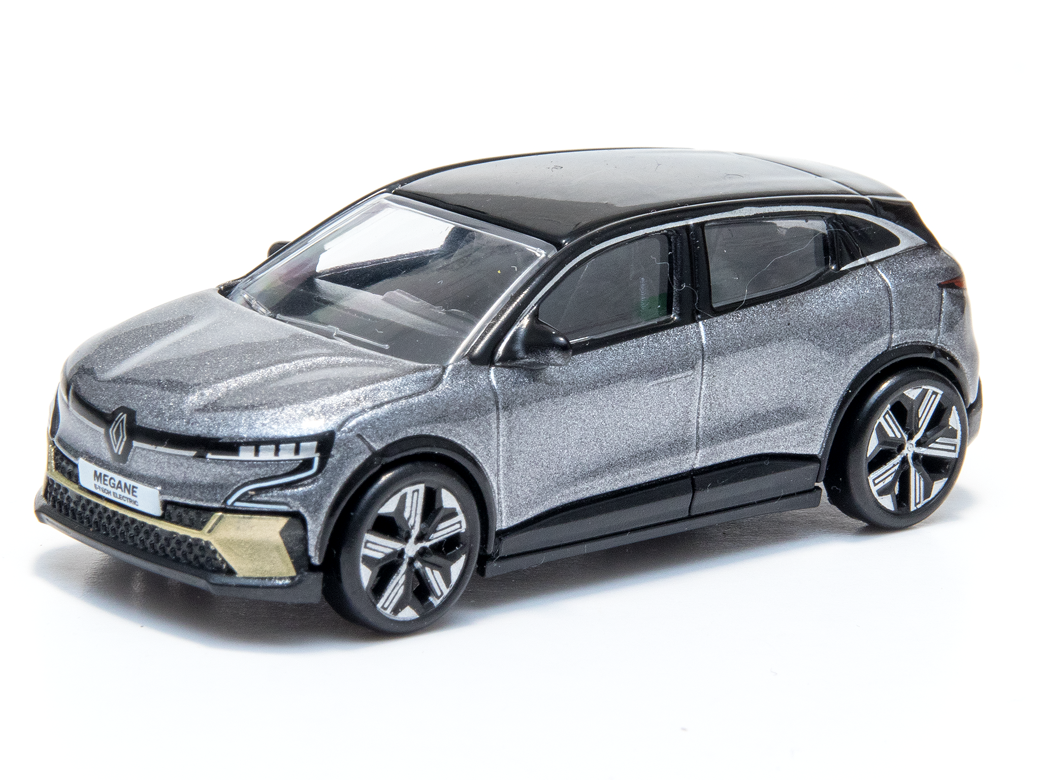 Renault Megane E-Tech 100% Electric 2022 Shadow Grey/Black - 1:64 Scale Diecast Model Car