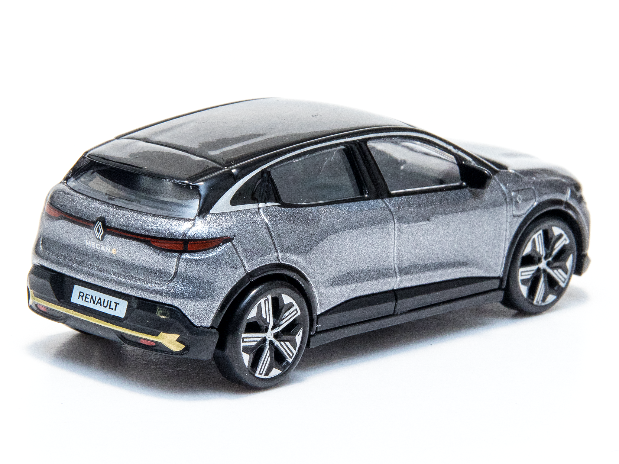 Renault Megane E-Tech 100% Electric 2022 Shadow Grey/Black - 1:64 Scale Diecast Model Car