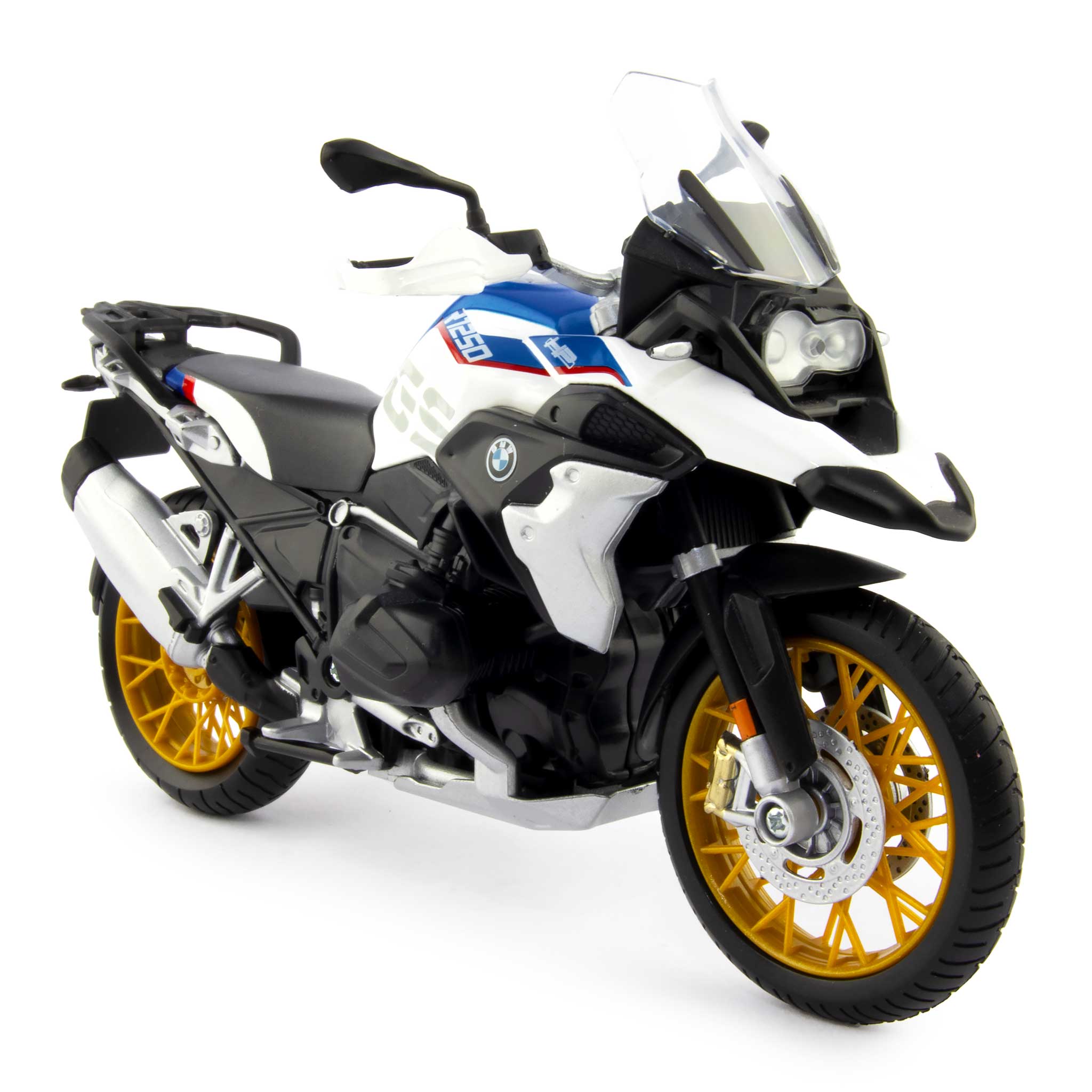 BMW R 1250 GS diecast 1:12 White/Blue Maisto Motorcycle Model