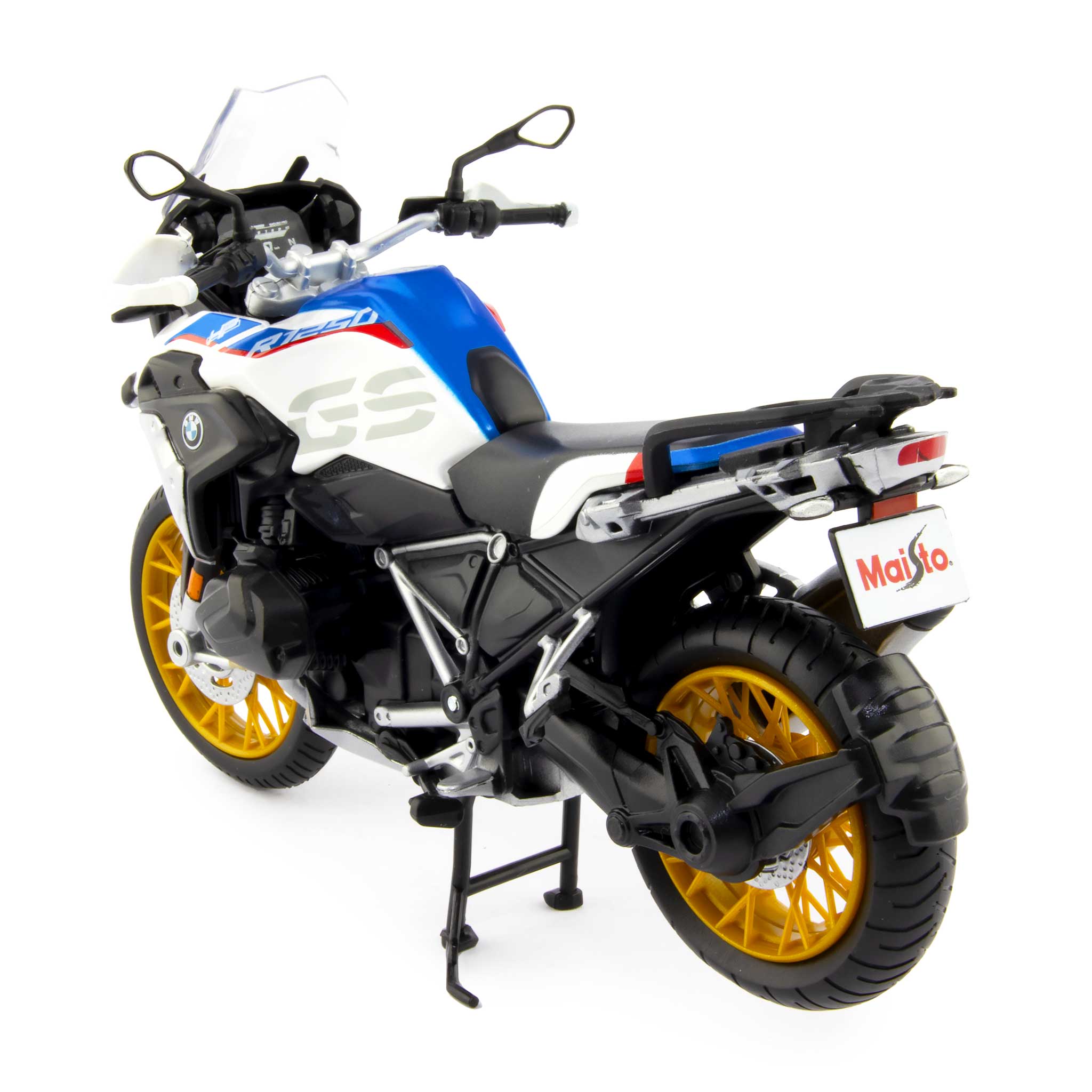 BMW R 1250 GS diecast 1:12 White/Blue Maisto Motorcycle Model