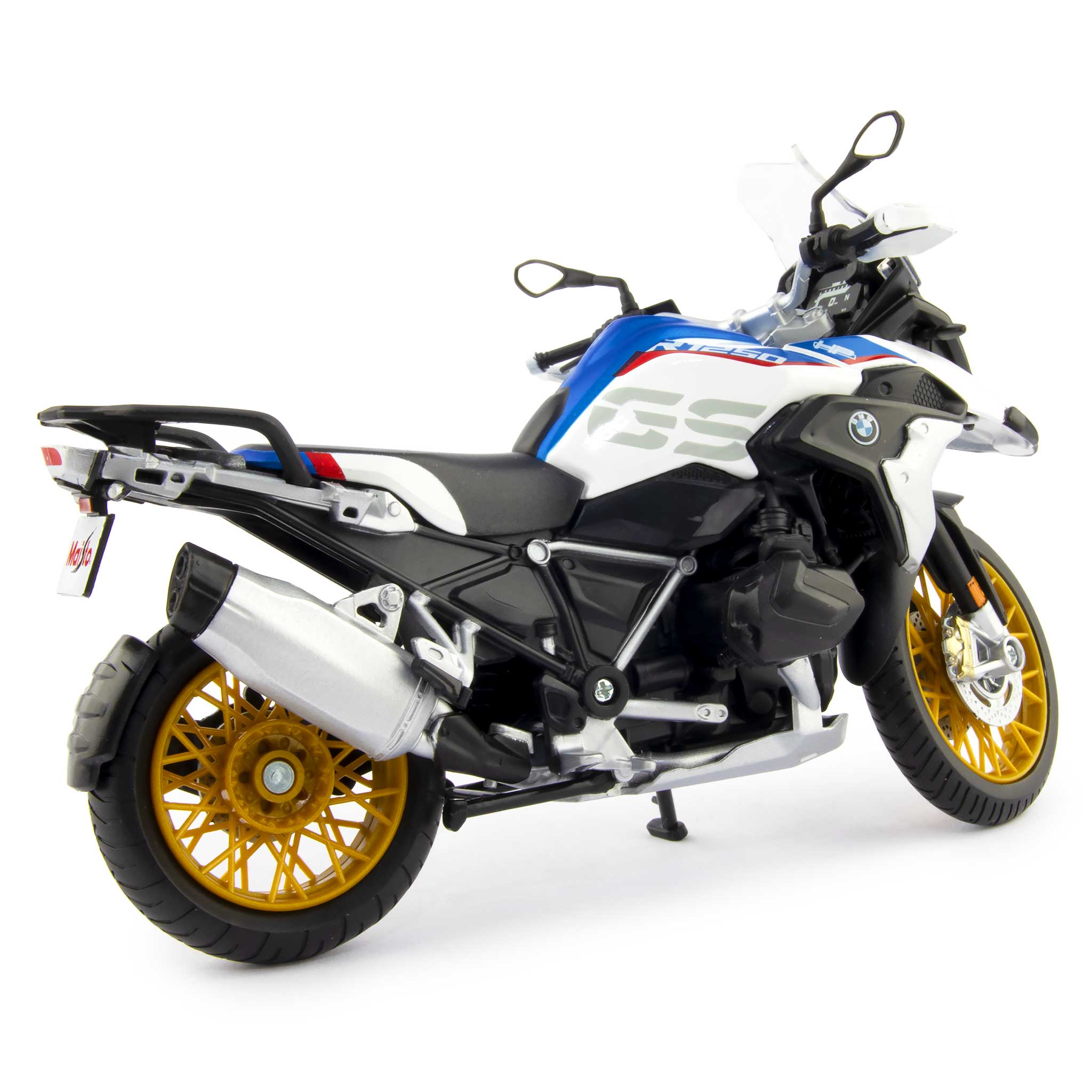 BMW R 1250 GS diecast 1:12 White/Blue Maisto Motorcycle Model