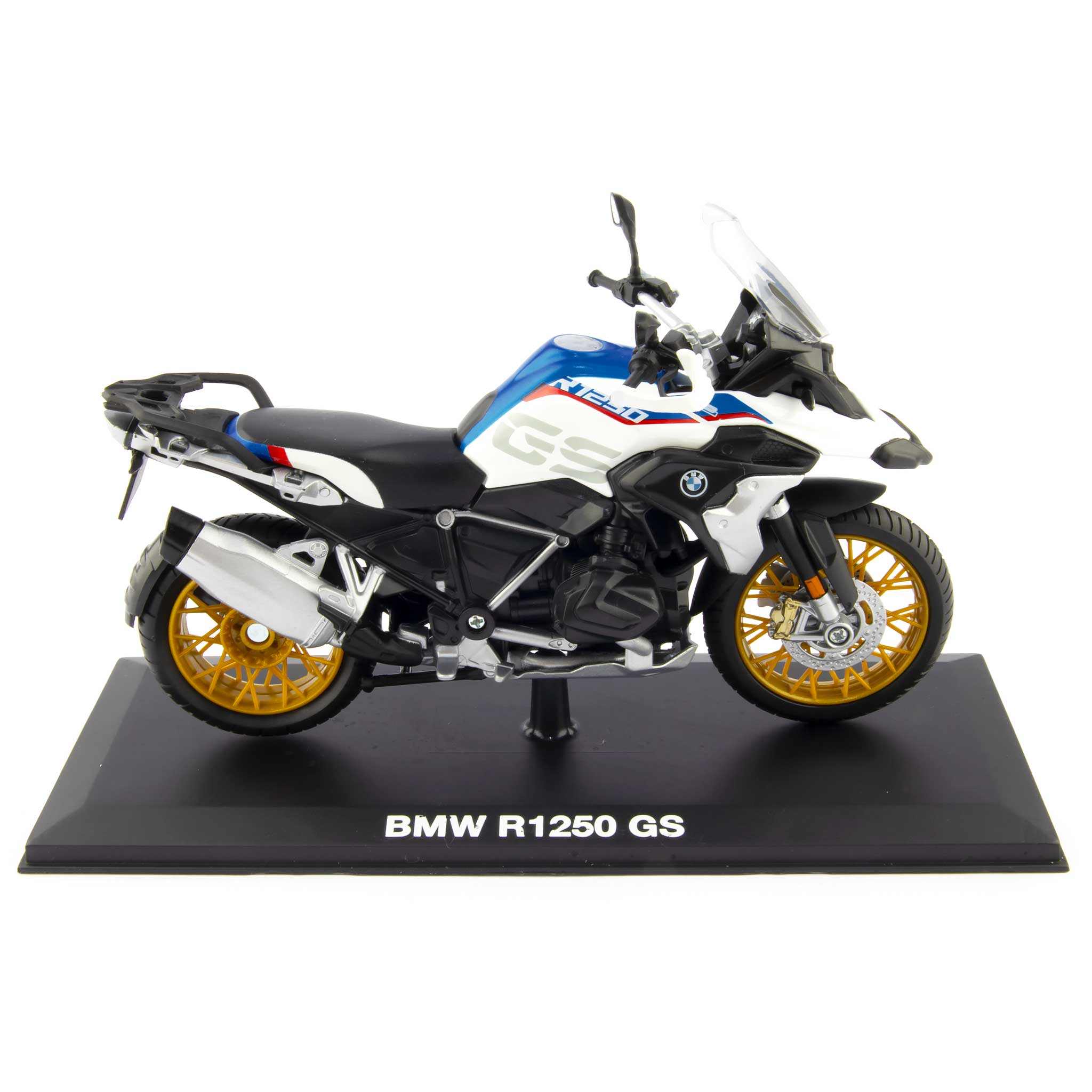 BMW R 1250 GS diecast 1:12 White/Blue Maisto Motorcycle Model