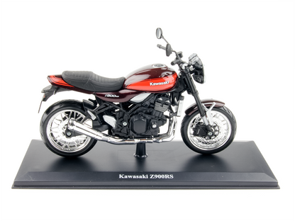 Kawasaki Z900RS 2019 Candytone Brown/Candytone Orange - 1:12 Scale Motorbike Model