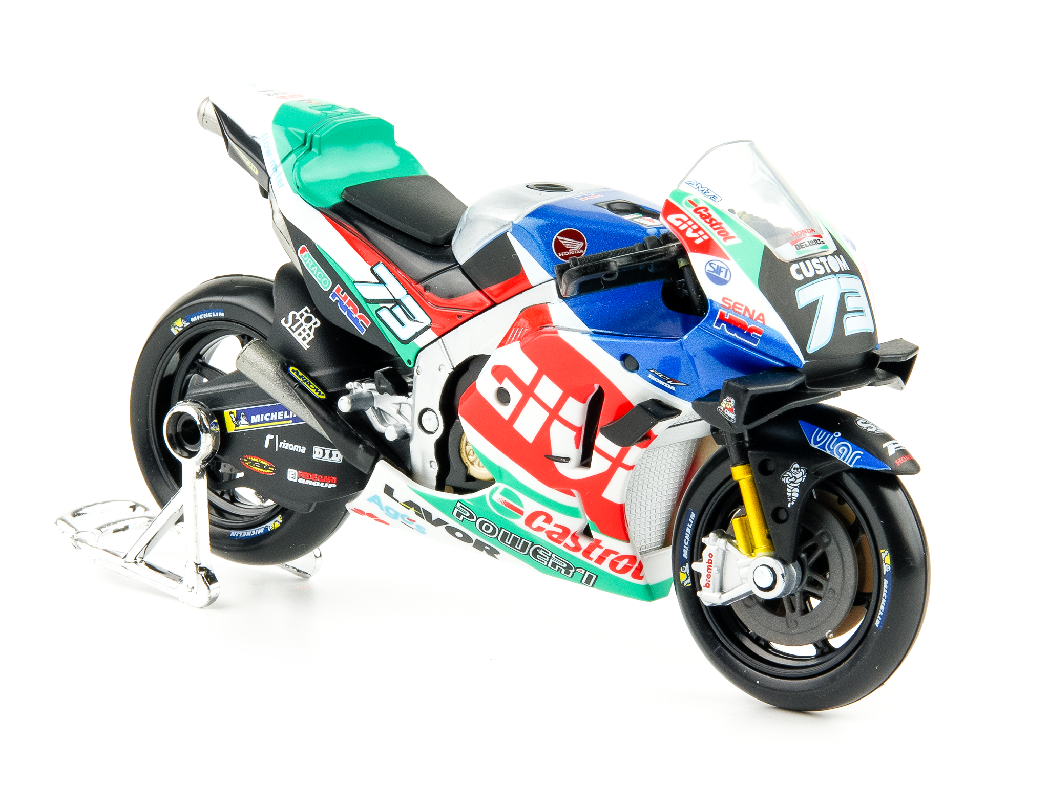 Honda RC213V LCR #73 MotoGP 2021 Alex Marquez - 1:18 Scale Diecast Model Motorcycle
