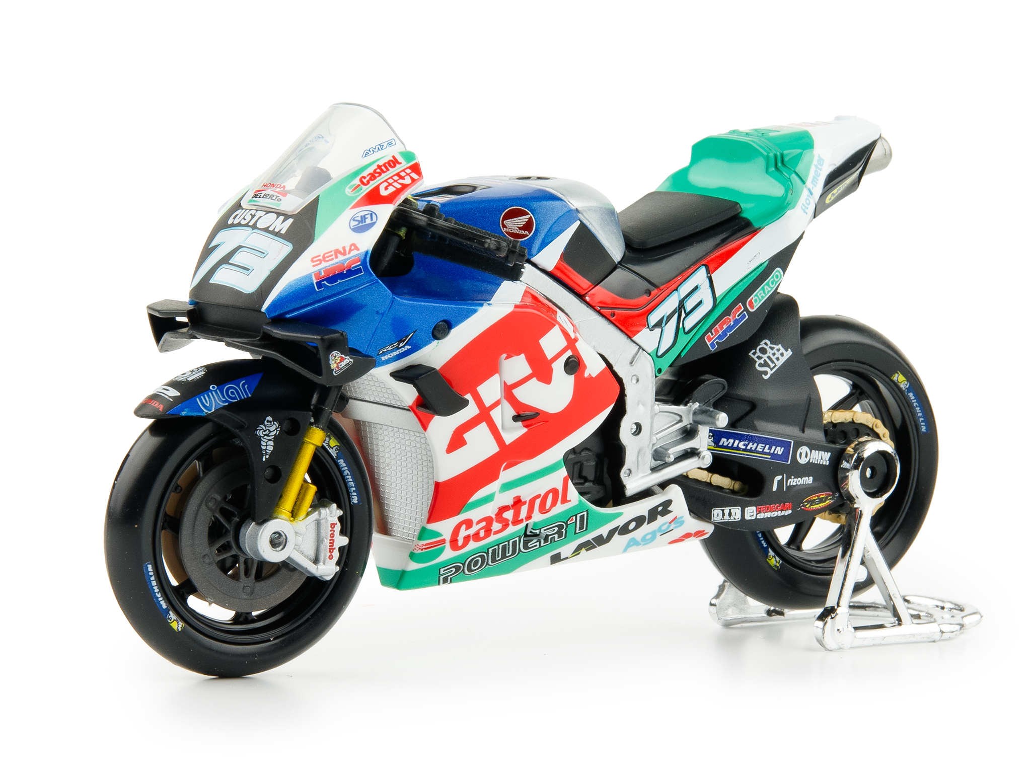 Honda RC213V LCR #73 MotoGP 2021 Alex Marquez - 1:18 Scale Diecast Model Motorcycle