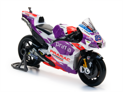 Ducati Desmosedici GP22 Pramac #89 MotoGP 2022 Jorge Martin - 1:18 Scale Motorbike Model