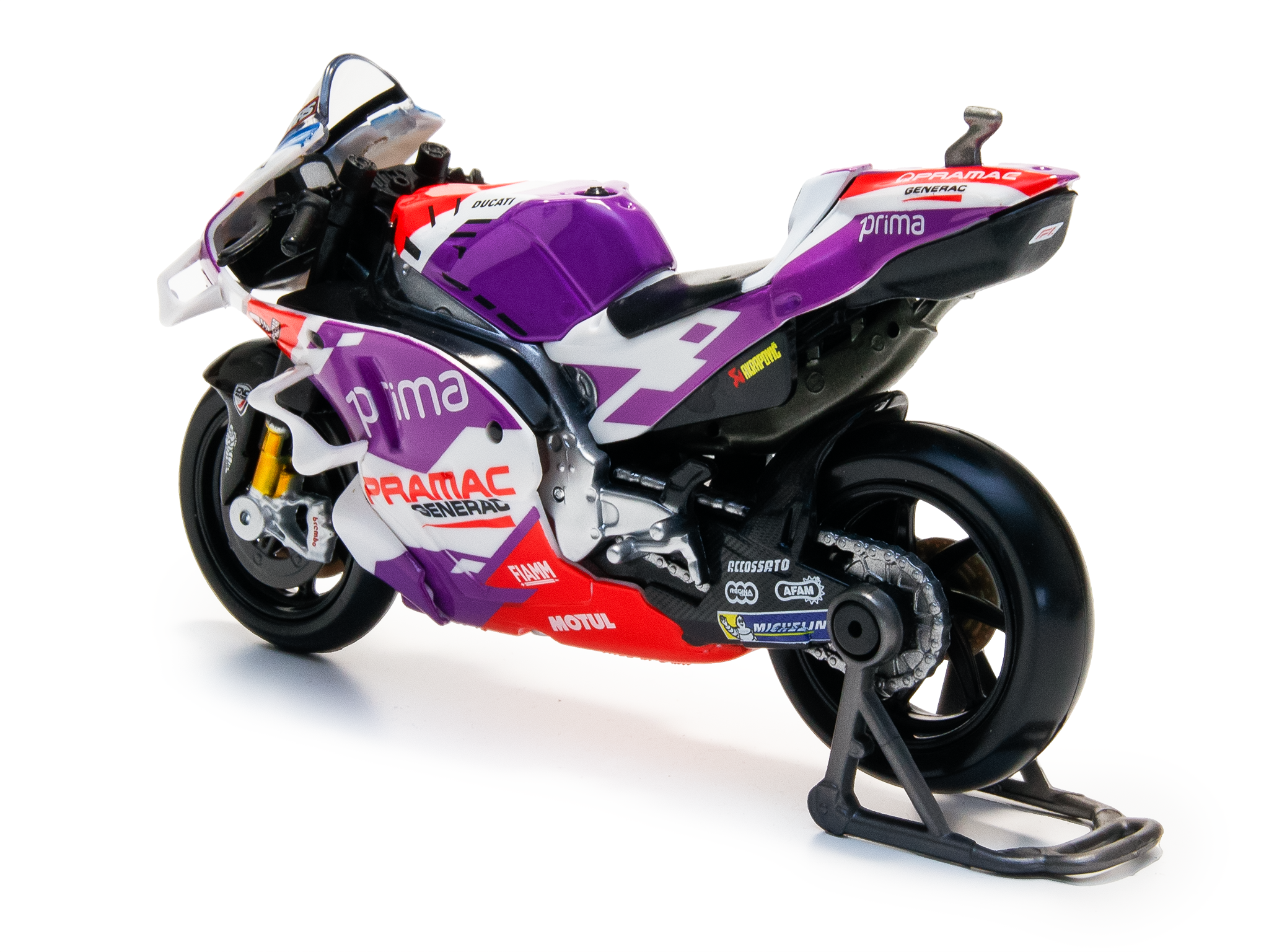 Ducati Desmosedici GP22 Pramac #89 MotoGP 2022 Jorge Martin - 1:18 Scale Diecast Model Motorcycle
