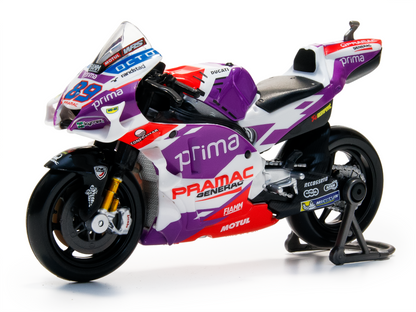 Ducati Desmosedici GP22 Pramac #89 MotoGP 2022 Jorge Martin - 1:18 Scale Motorbike Model