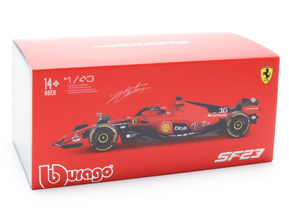 Ferrari SF-23 #16 F1 2023 Charles Leclerc - 1:43 Scale  Model Car (w/Driver)