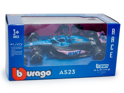 BWT Alpine F1 Team A523 #31 F1 2023 Esteban Ocon- 1:43 Scale Model Car