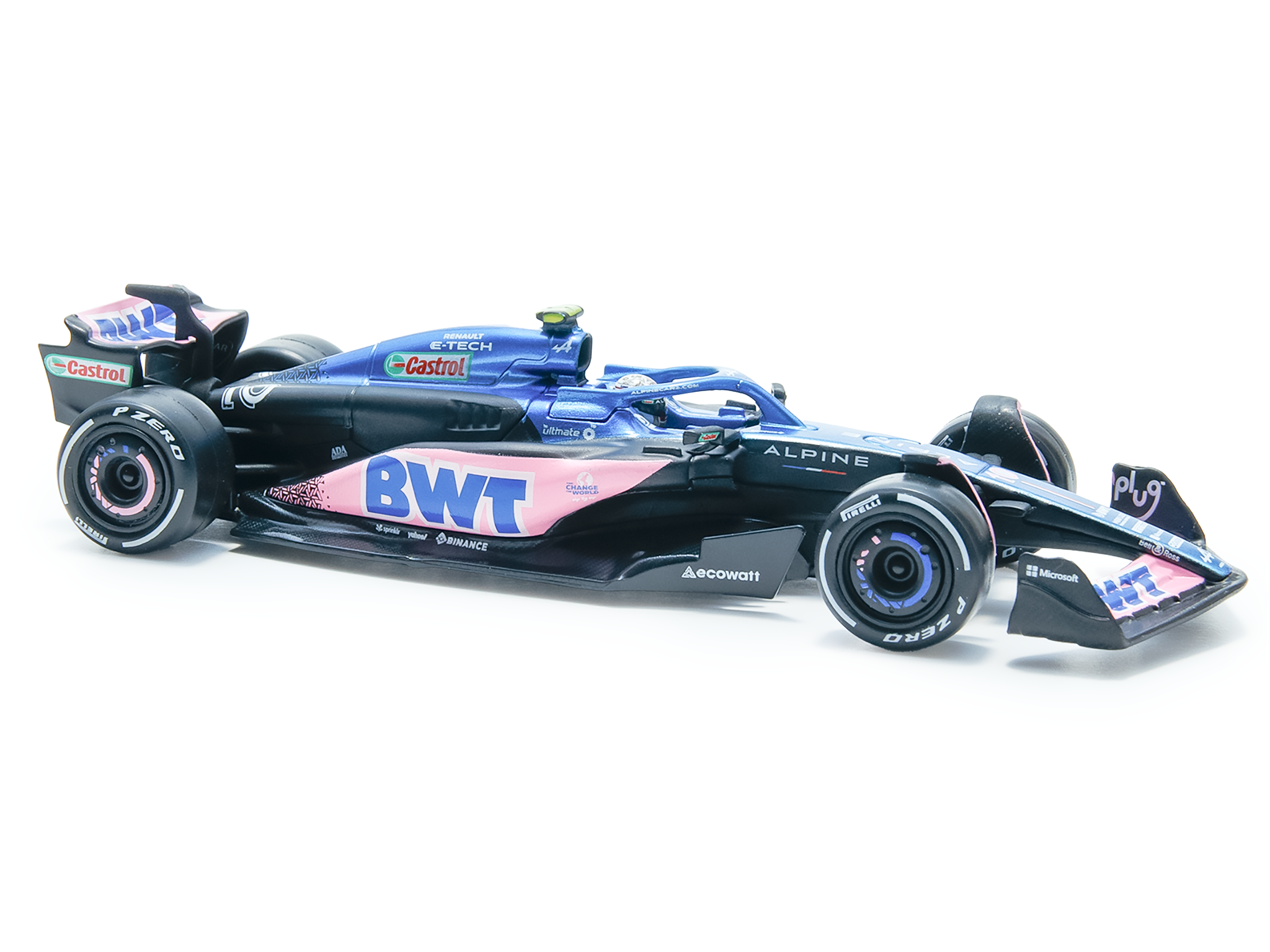 BWT Alpine F1 Team A523 #10 F1 2023 Pierre Gasly - 1:43 Scale Model Car (w/Driver)